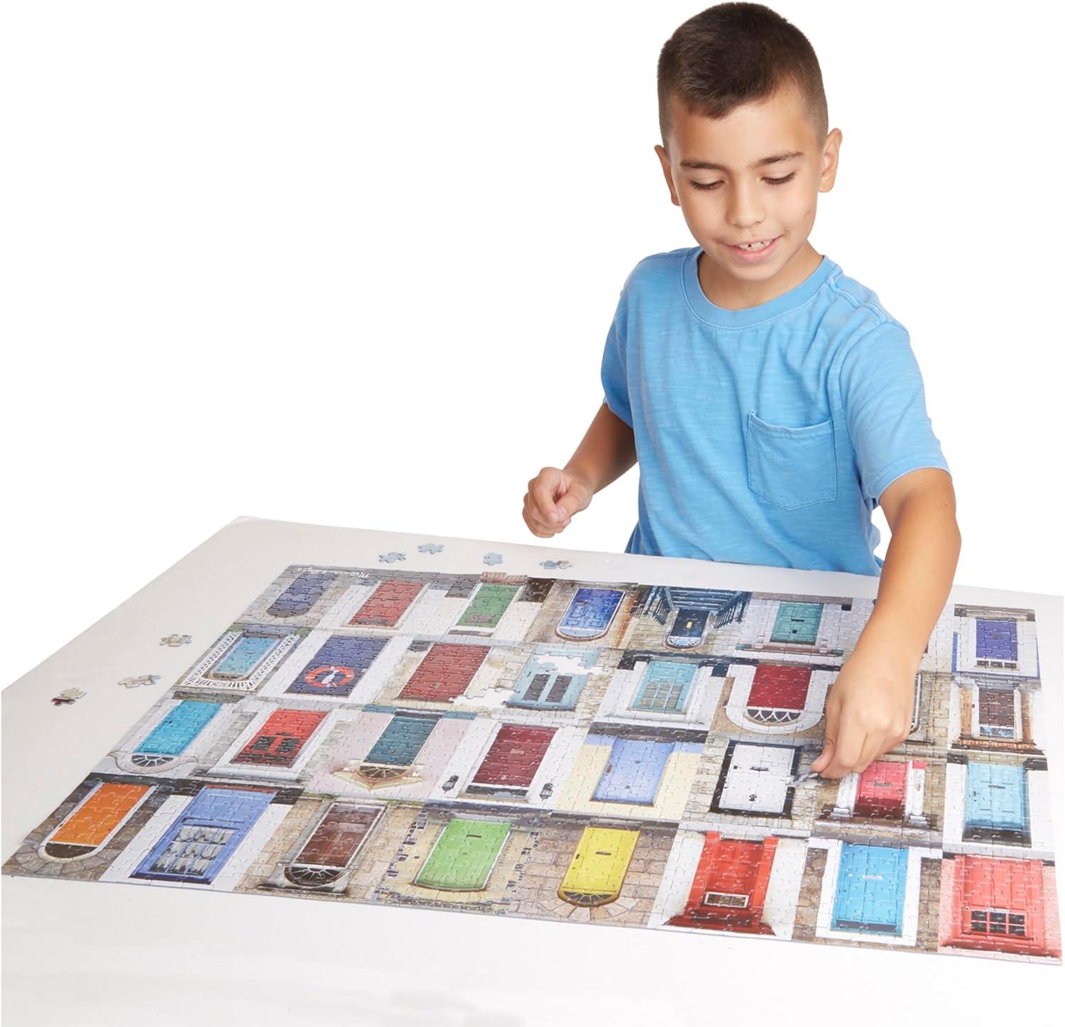 imageMelissa ampamp Doug 1000Piece Knock Knock Doorways Jigsaw Puzzle 29 x 23 inches