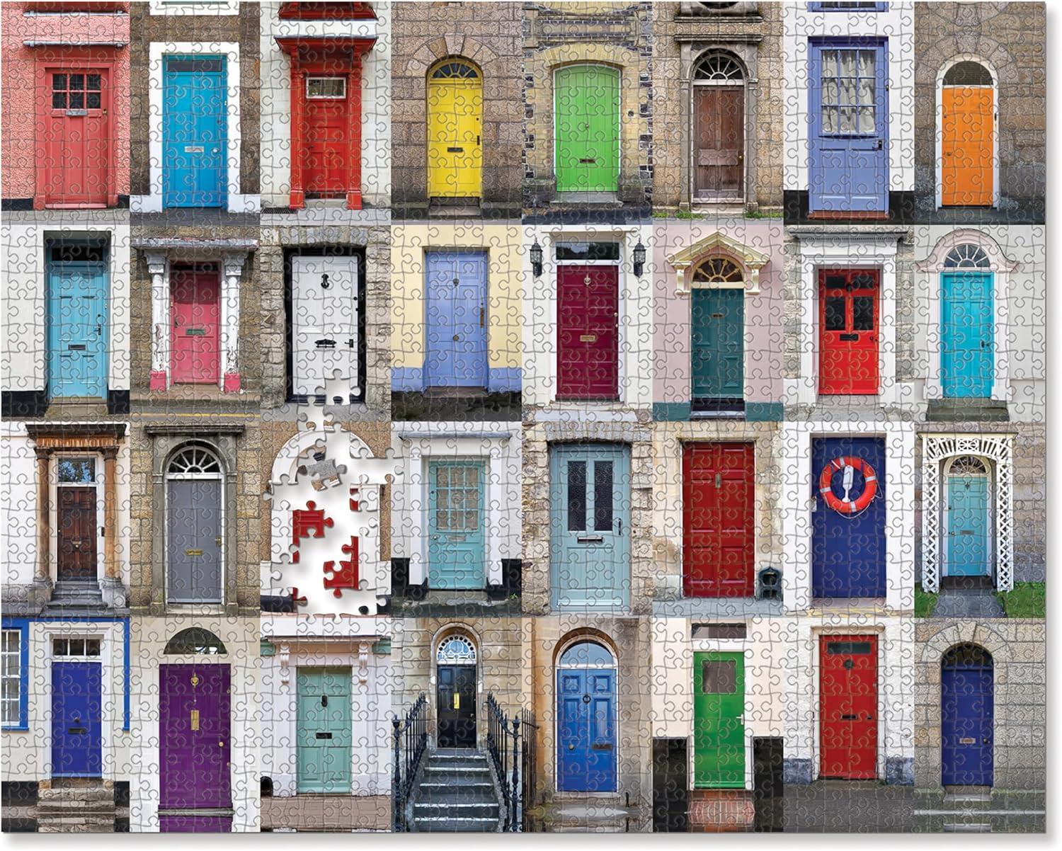 imageMelissa ampamp Doug 1000Piece Knock Knock Doorways Jigsaw Puzzle 29 x 23 inches