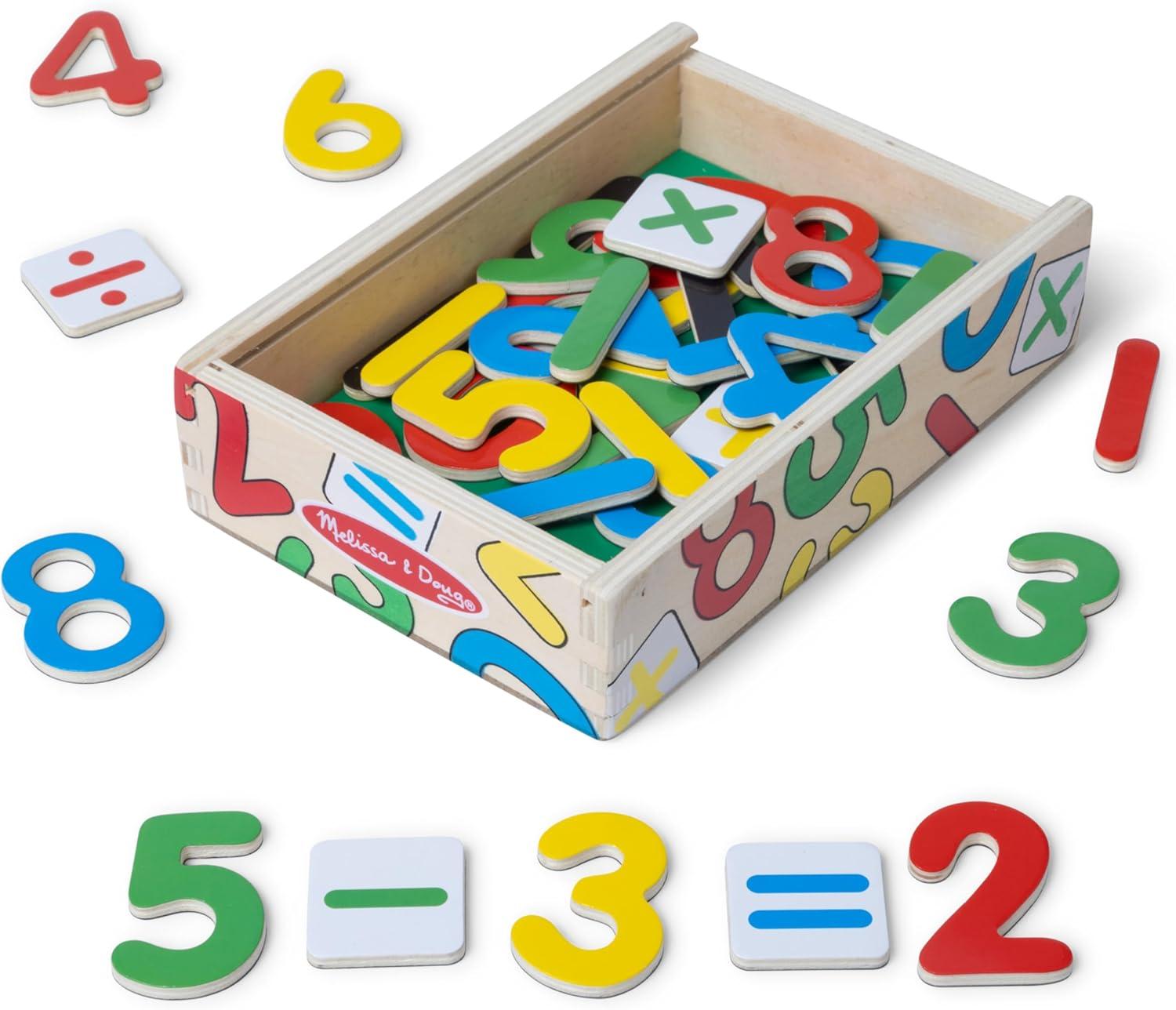 imageMelissa ampamp Doug 52 Wooden Alphabet Magnets in a Box  Uppercase and Lowercase Letters1 Count Pack of 1