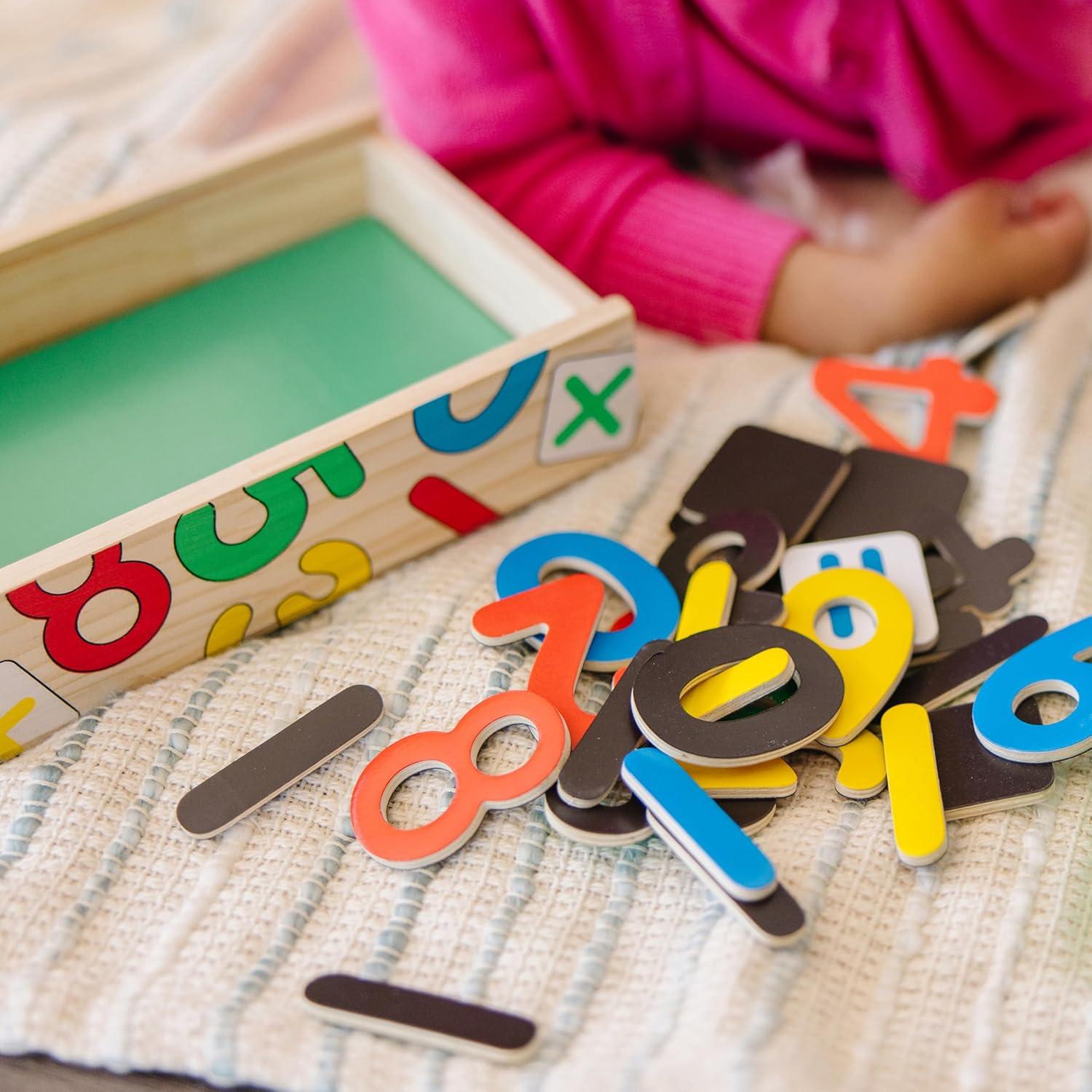 imageMelissa ampamp Doug 52 Wooden Alphabet Magnets in a Box  Uppercase and Lowercase Letters1 Count Pack of 1