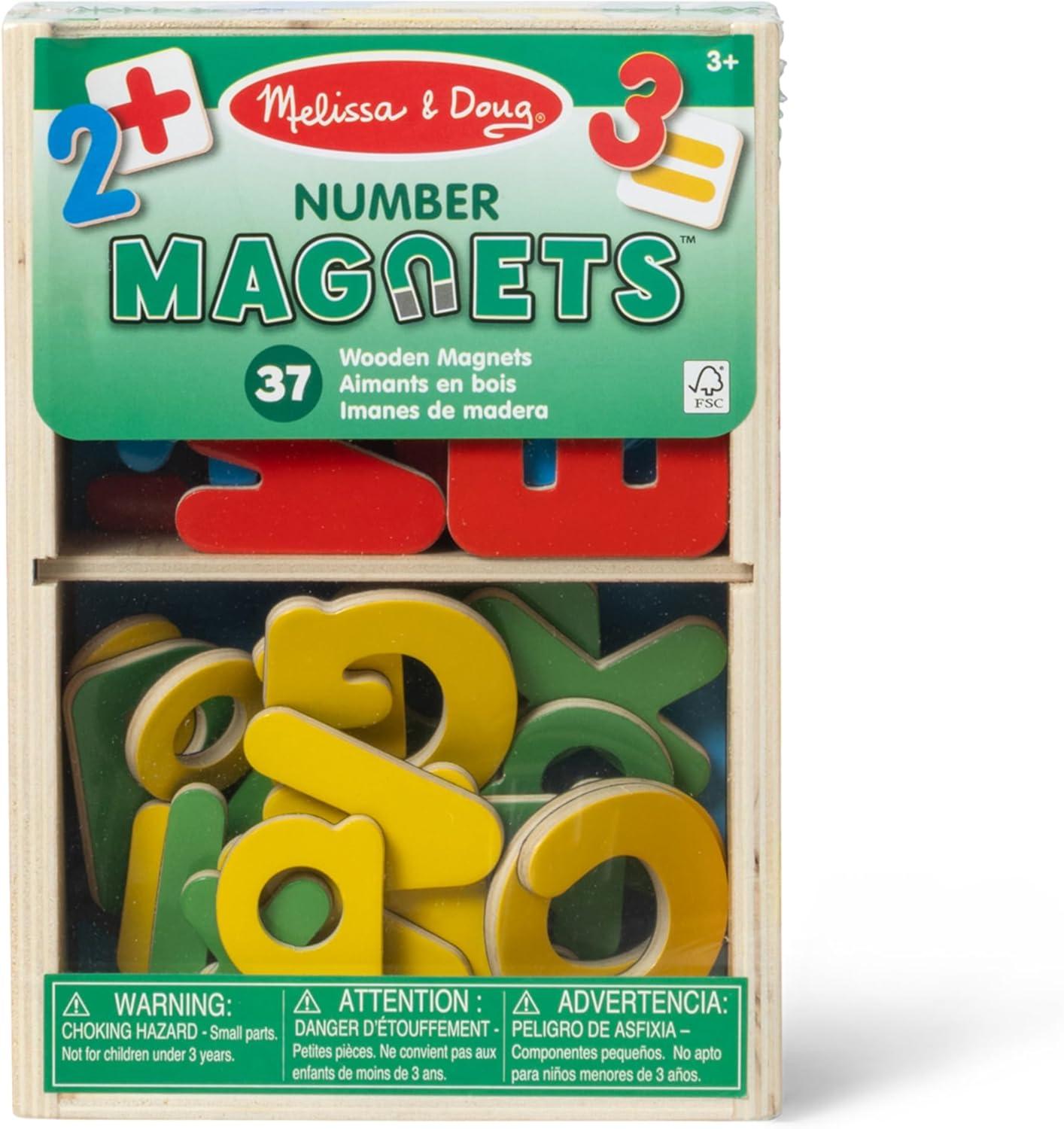 imageMelissa ampamp Doug 52 Wooden Alphabet Magnets in a Box  Uppercase and Lowercase Letters1 Count Pack of 1