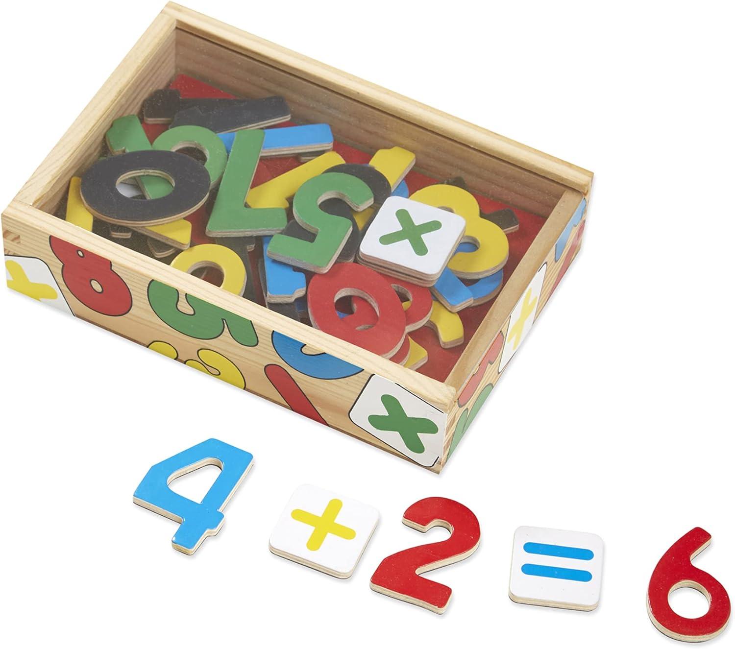 imageMelissa ampamp Doug 52 Wooden Alphabet Magnets in a Box  Uppercase and Lowercase Letters1 Count Pack of 5