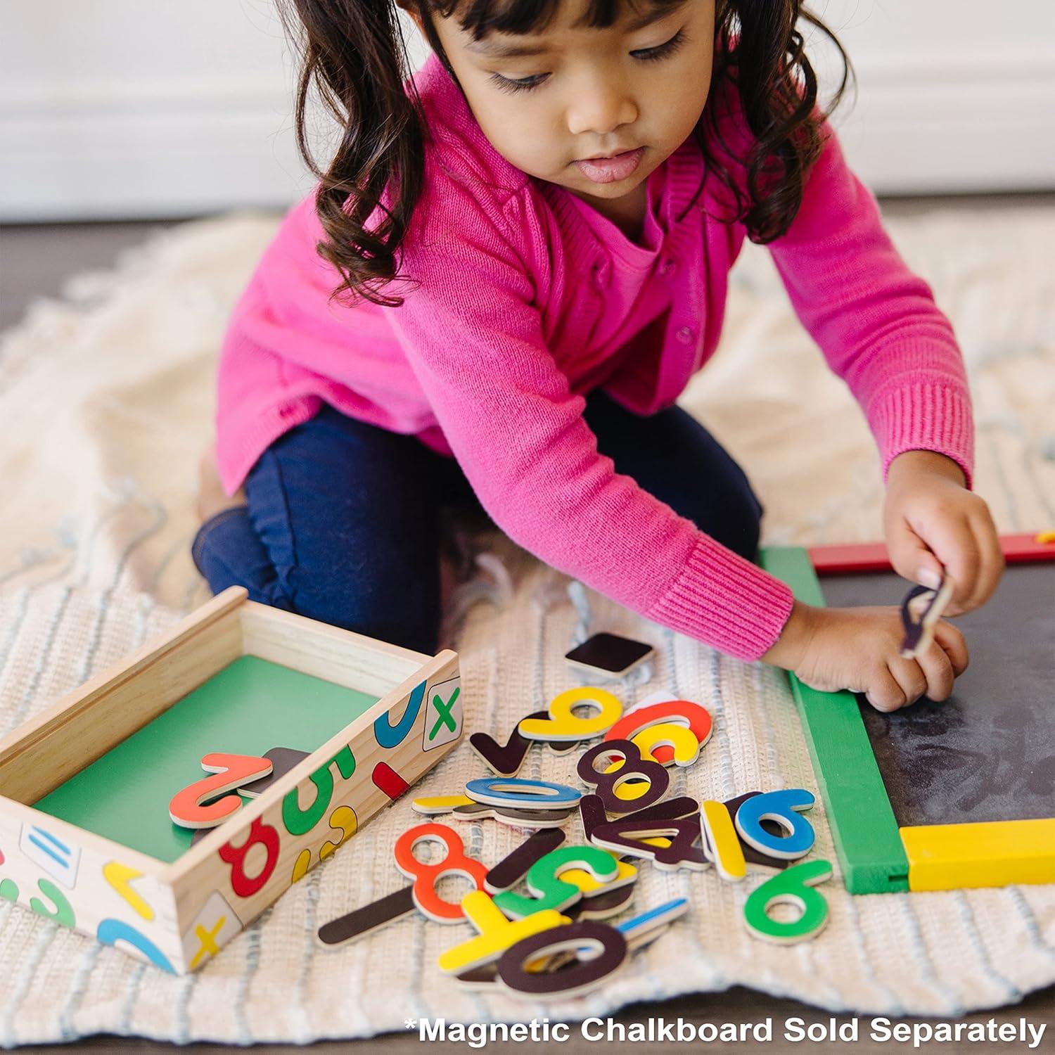 imageMelissa ampamp Doug 52 Wooden Alphabet Magnets in a Box  Uppercase and Lowercase Letters1 to 2 inches
