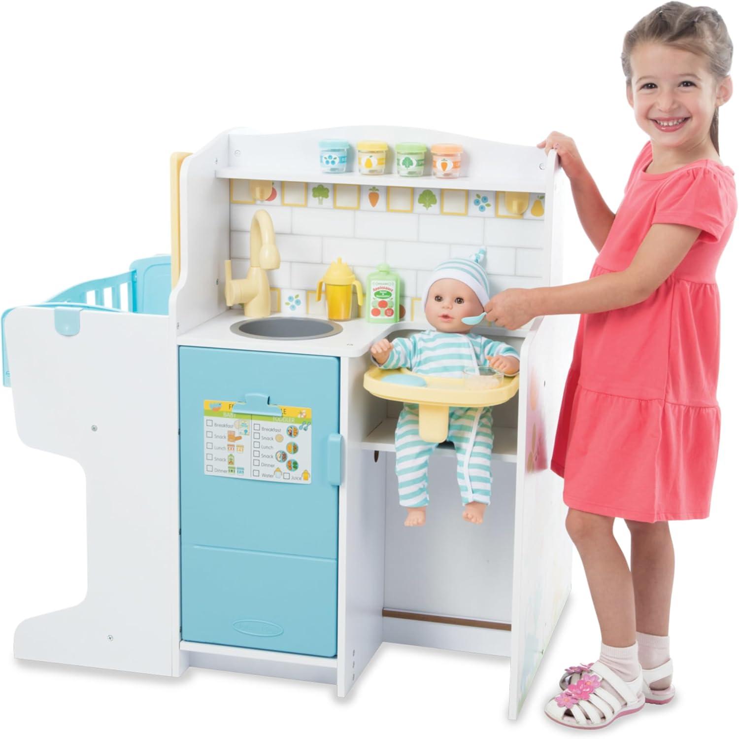 imageMelissa ampamp Doug Animal Care Veterinarian and Groomer Wooden Activity Center for Plush Stuffed Pets Not IncludedMine to Love Baby Care Activity Center