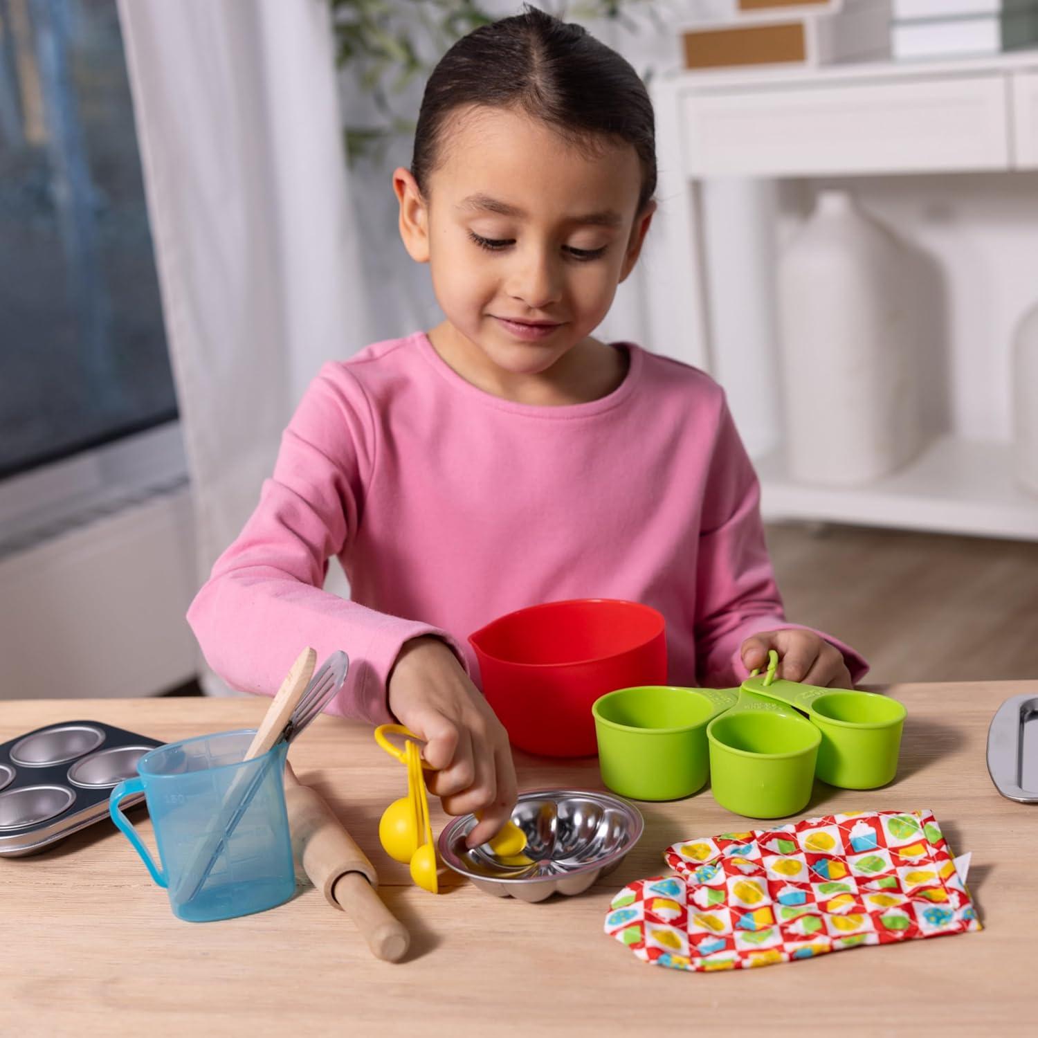 imageMelissa ampamp Doug Baking Play Set 20 pcs  Play Kitchen Accessories