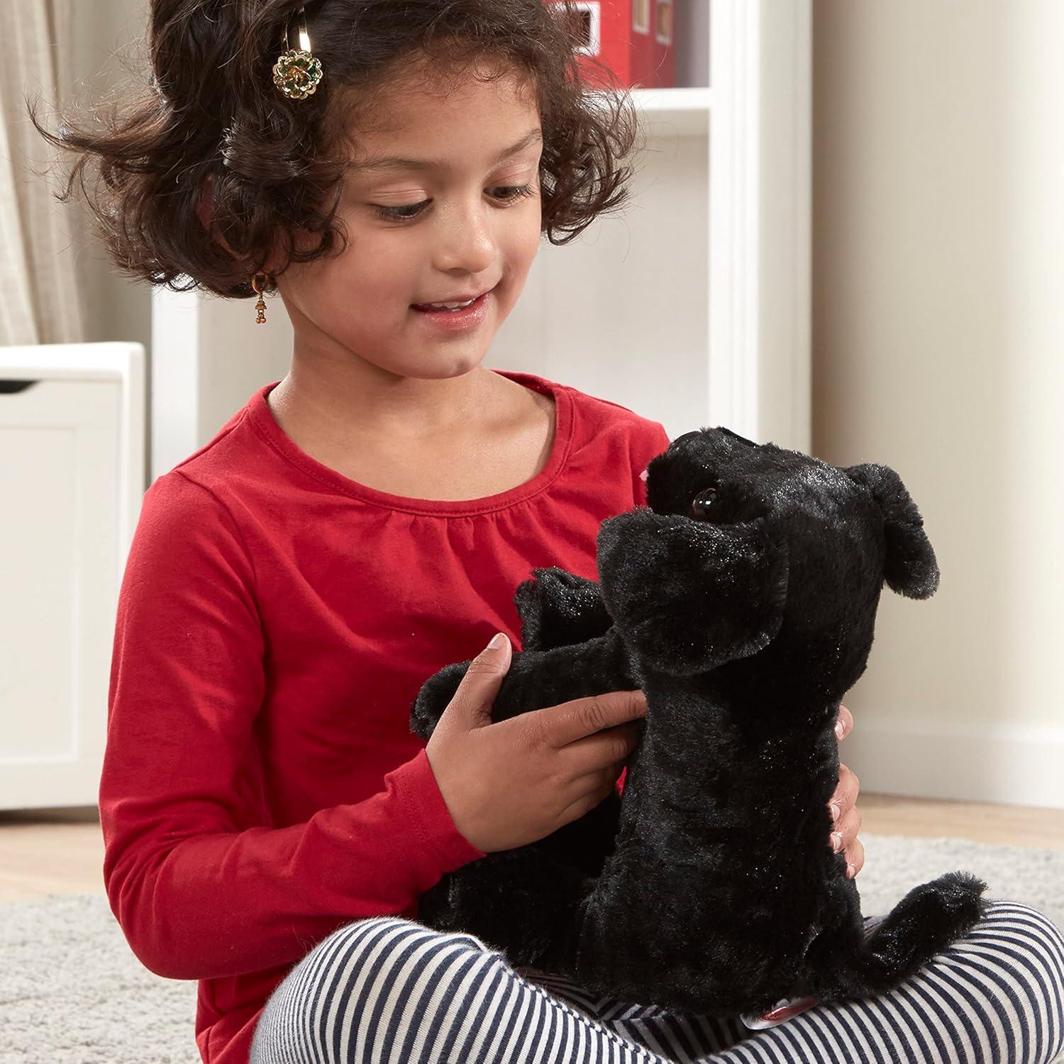 imageMelissa ampamp Doug Benson Black Lab  Stuffed Animal Puppy Dog