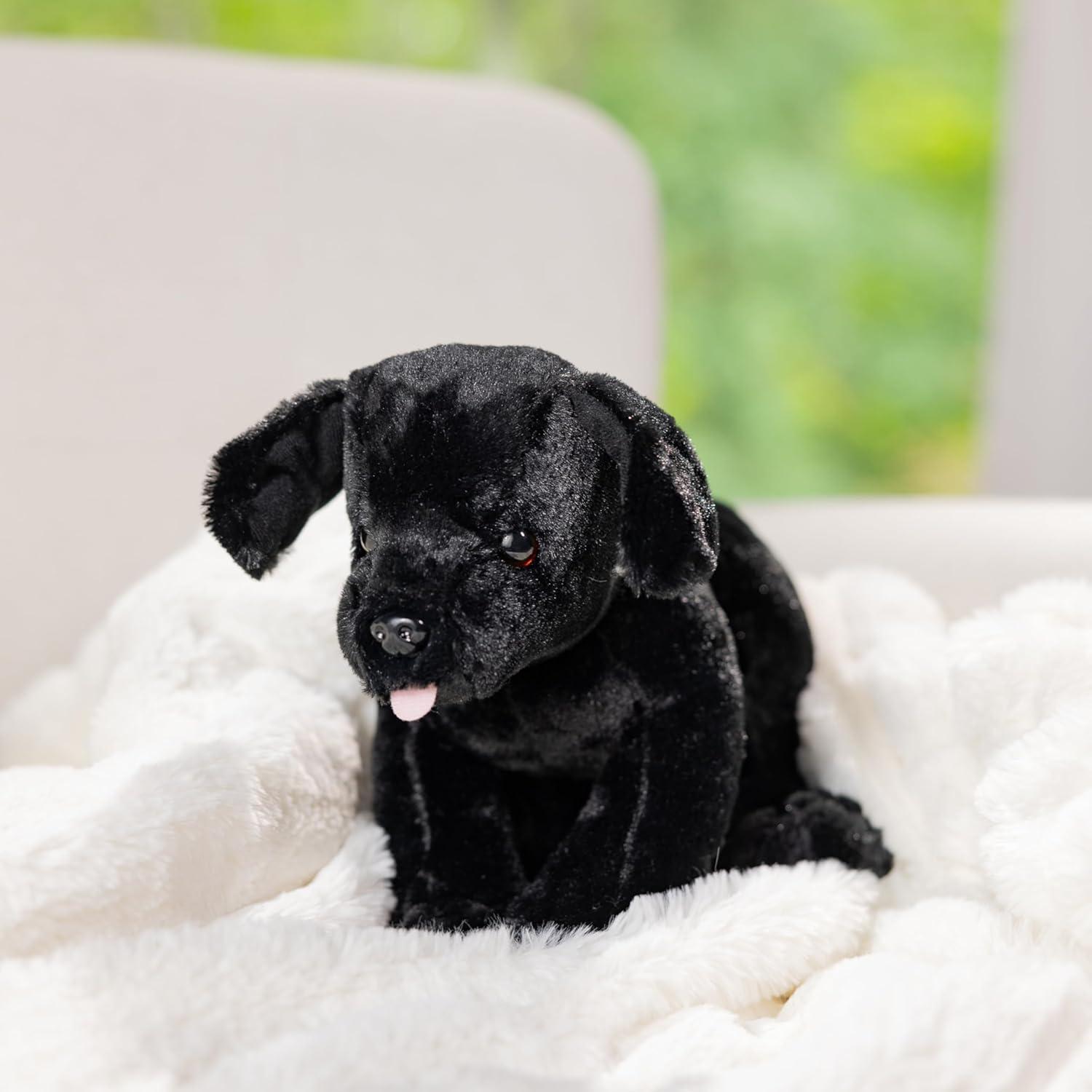 imageMelissa ampamp Doug Benson Black Lab  Stuffed Animal Puppy Dog