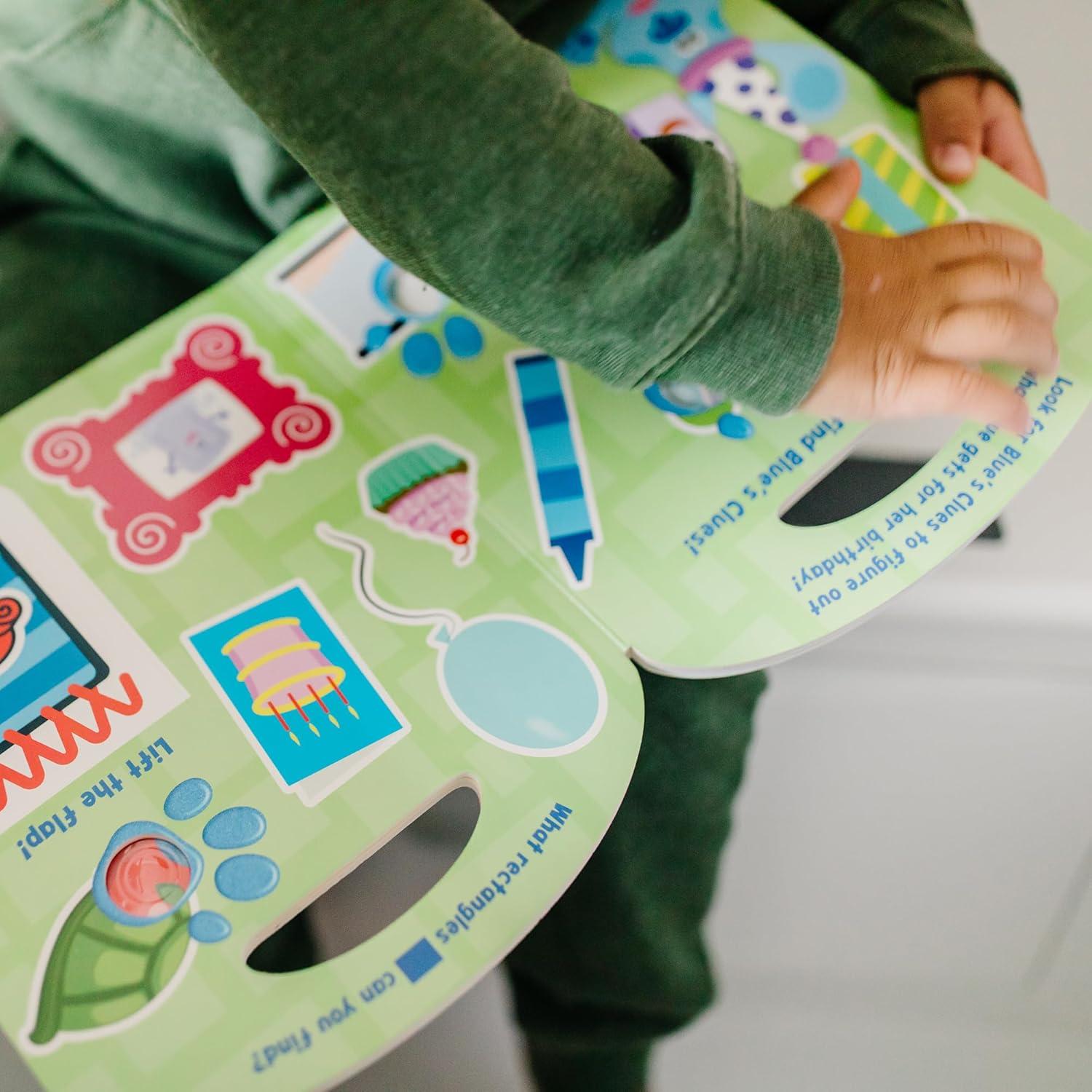 imageMelissa ampamp Doug Blues Clues ampamp You Childrens Book  PokeADot Shapes with Blue  FSC Certified