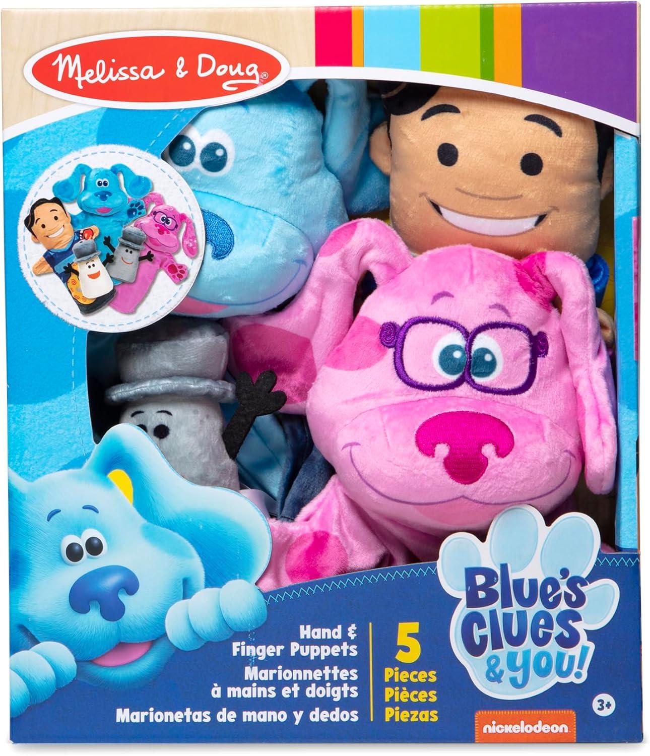 imageMelissa ampamp Doug Blues Clues ampamp You Hand ampamp Finger Puppets 5 Pieces