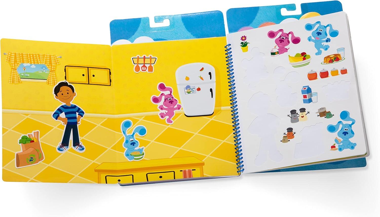 imageMelissa ampamp Doug Blues Clues ampamp You Restickable Stickers Pad  Places Blue LovesOne Size