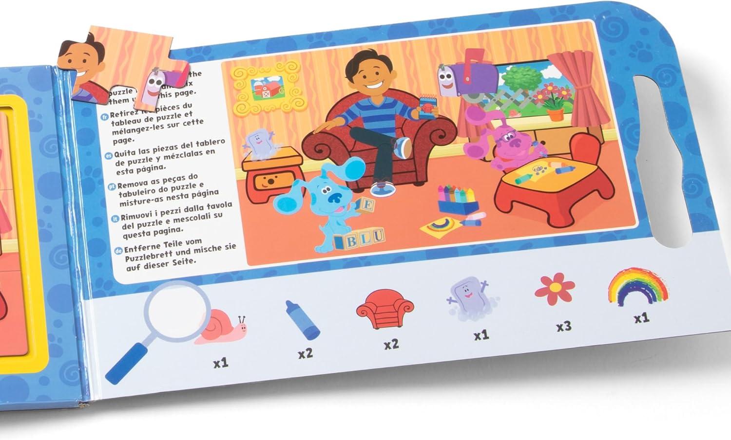 imageMelissa ampamp Doug Blues Clues ampamp You TakeAlong Magnetic Jigsaw Puzzles 2 15Piece PuzzlesOne Size
