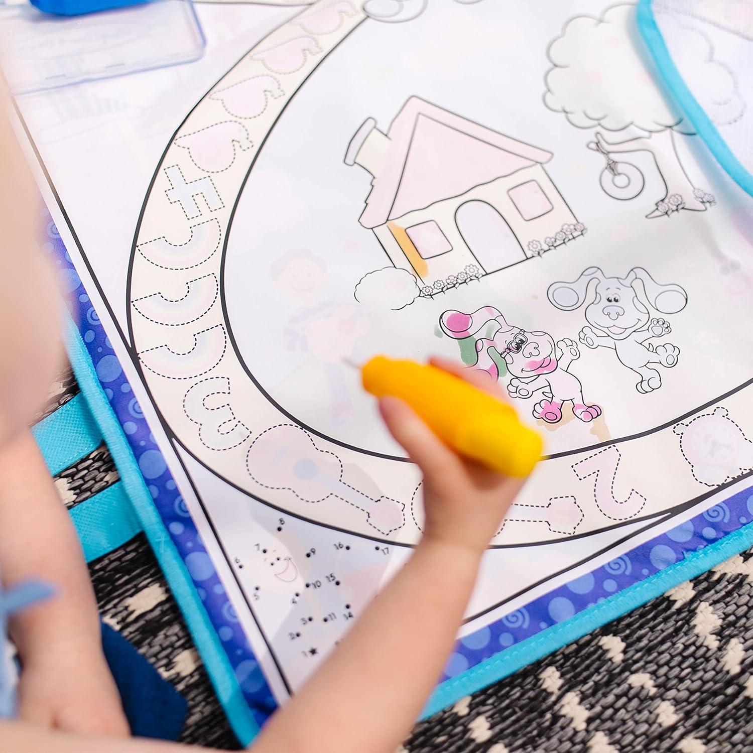 imageMelissa ampamp Doug Blues Clues ampamp You Water Wow Activity Mat 20 Inches x 30 Inches with Reusable Water Reveal Surface