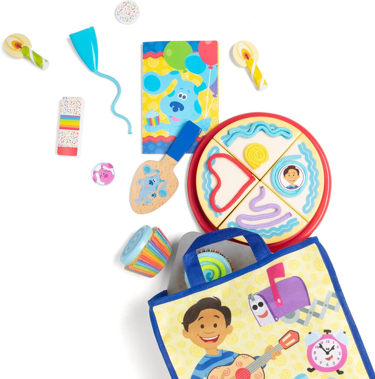 imageMelissa ampamp Doug Blues Clues ampamp You Wooden Birthday Party Play Set 38 PiecesBlues Clues  You