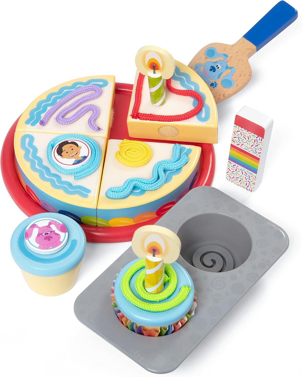 imageMelissa ampamp Doug Blues Clues ampamp You Wooden Birthday Party Play Set 38 PiecesBlues Clues  You