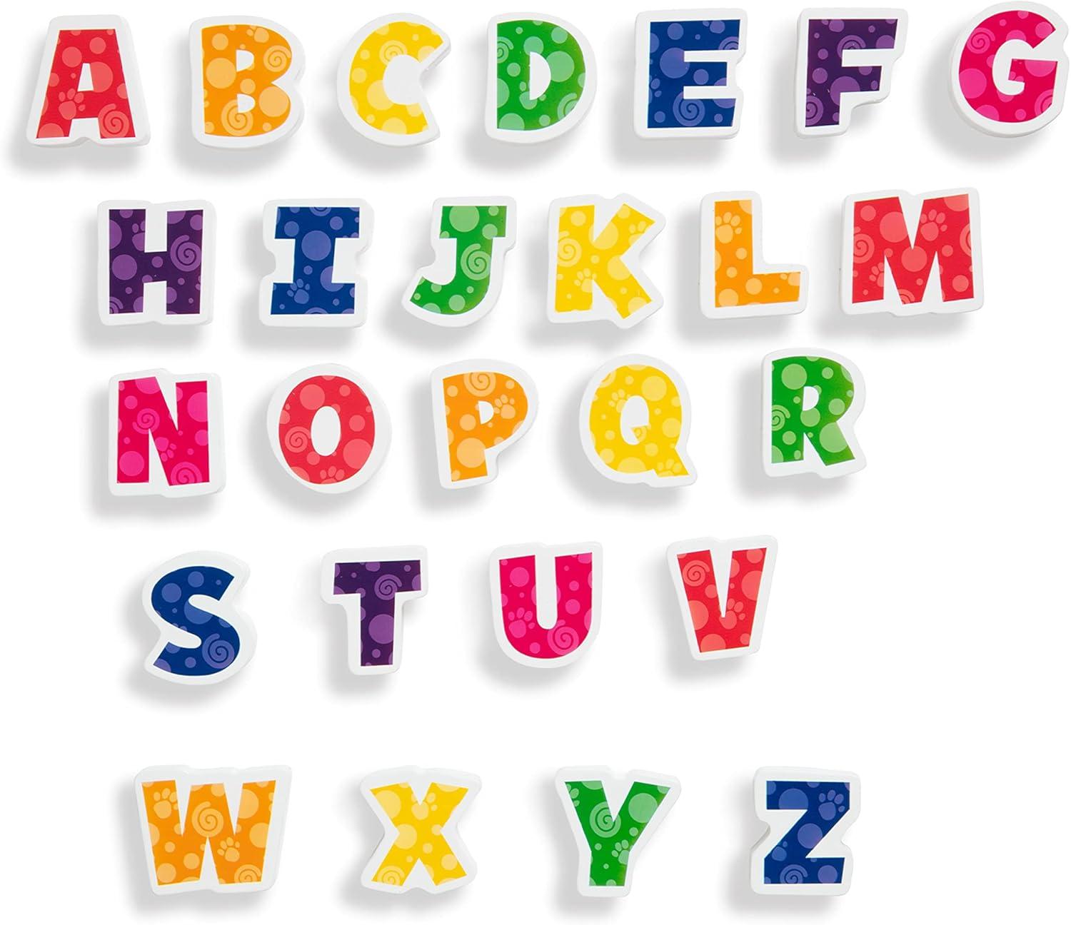 imageMelissa ampamp Doug Blues Clues ampamp You Wooden Chunky Puzzle  Alphabet 26 Pieces Multi