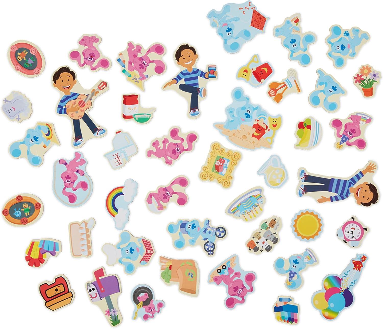 imageMelissa ampamp Doug Blues Clues ampamp You Wooden Magnetic Picture Game 48 Pieces