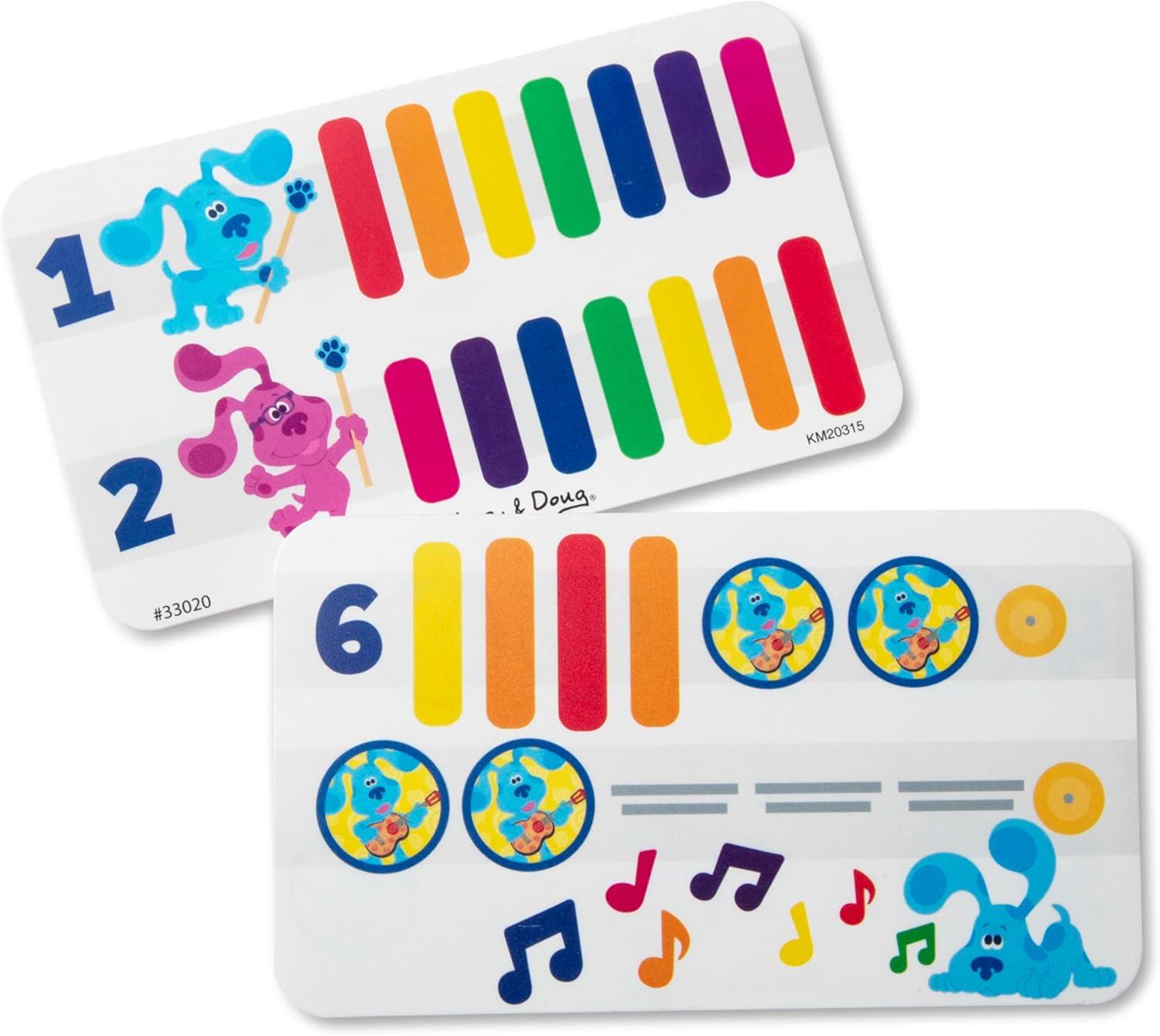 imageMelissa ampamp Doug Blues Clues ampamp You Wooden Music Maker Board 5 Instruments