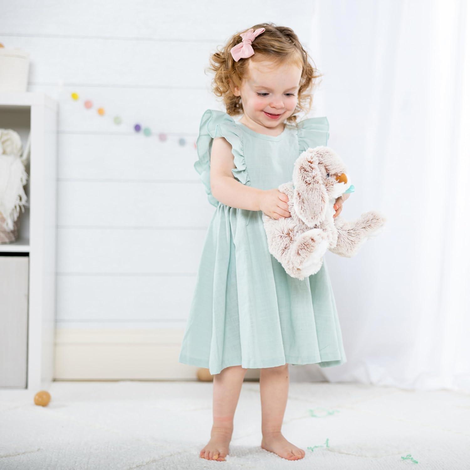 imageMelissa ampamp Doug Burrow Bunny Stuffed Animal Plushie with Big Feet Floppy Ears ampamp Fluffy Tail Adorable Pretend Play Toddler Toys for Girls ampamp Boys 3