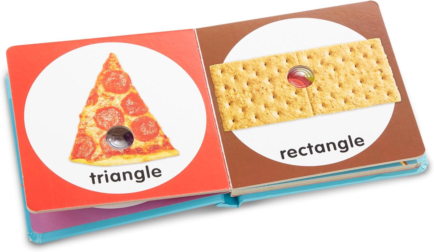 imageMelissa ampamp Doug Childrens Book  PokeaDot First Shapes Board Book with Buttons to Pop