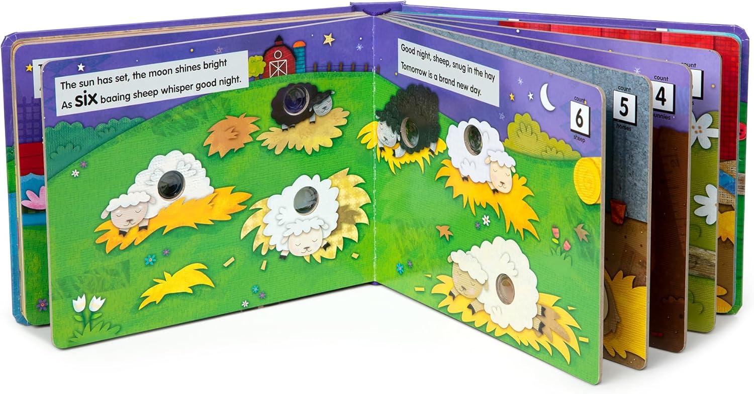 imageMelissa ampamp Doug Childrens Book  PokeaDot Goodnight Animals Board Book with Buttons to Pop  FSC CertifiedGoodnight