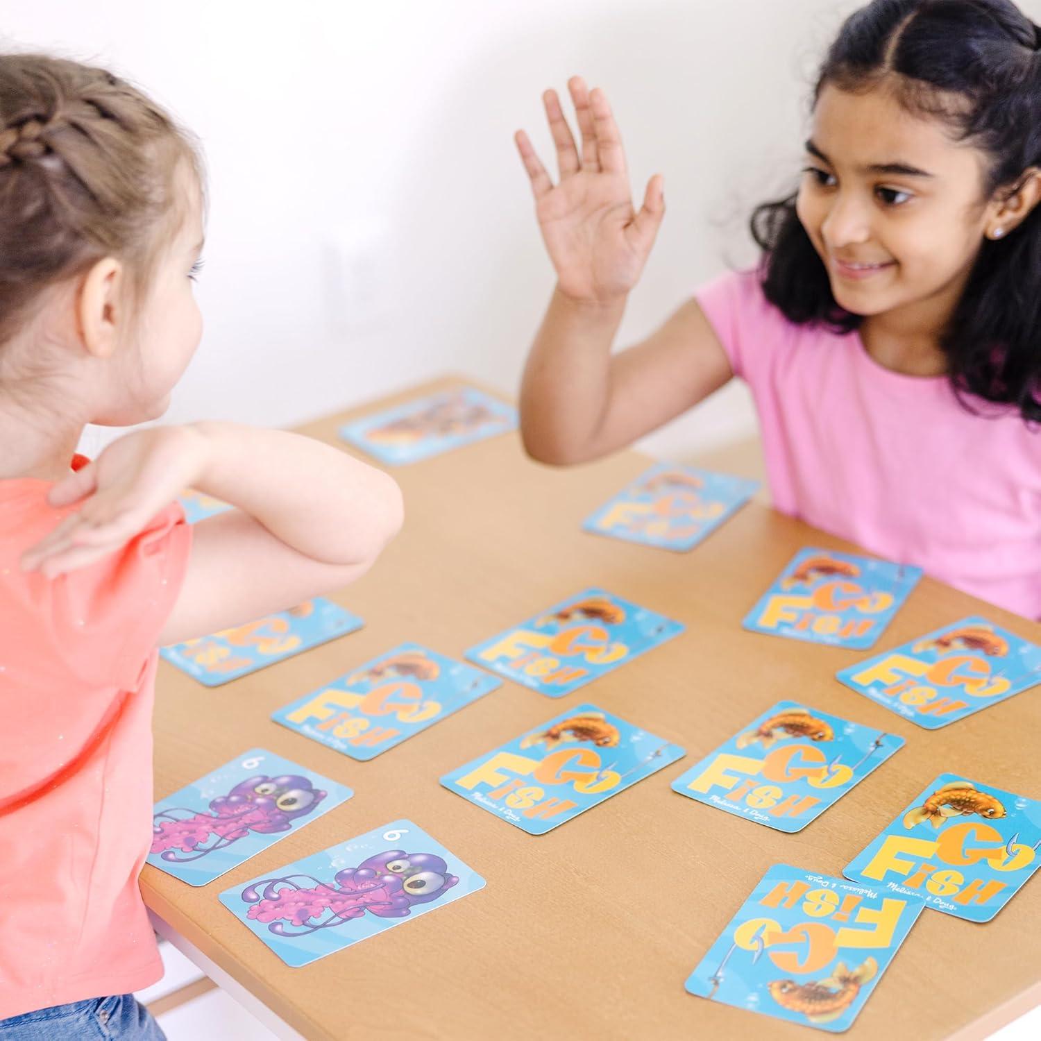 imageMelissa ampamp Doug Classic Card Games Set  Old Maid Go Fish Rummy  FSC Certified