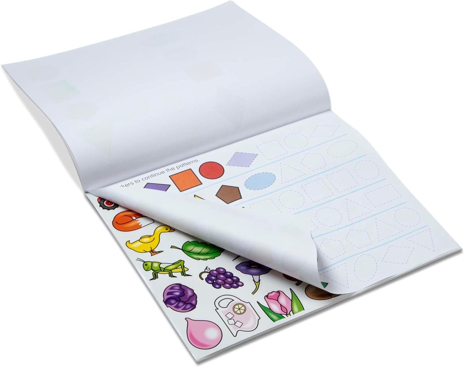 imageMelissa ampamp Doug Colors and Shapes Coloring and Sticker Activity Pad  FSCCertified Materials