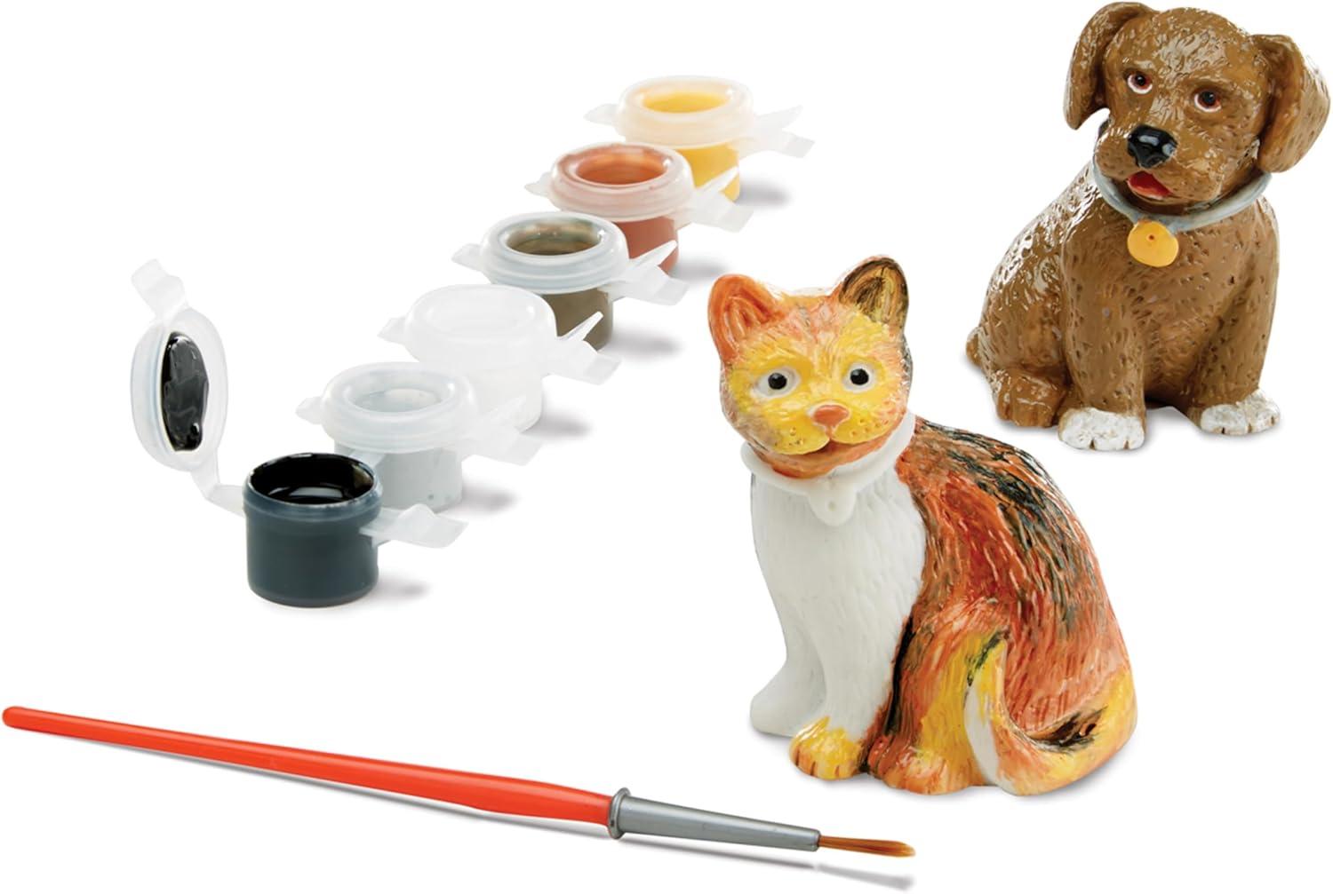 imageMelissa ampamp Doug Created by Me Horse Figurines Craft Kit 2 Resin Horses 6 Paints PaintbrushPets