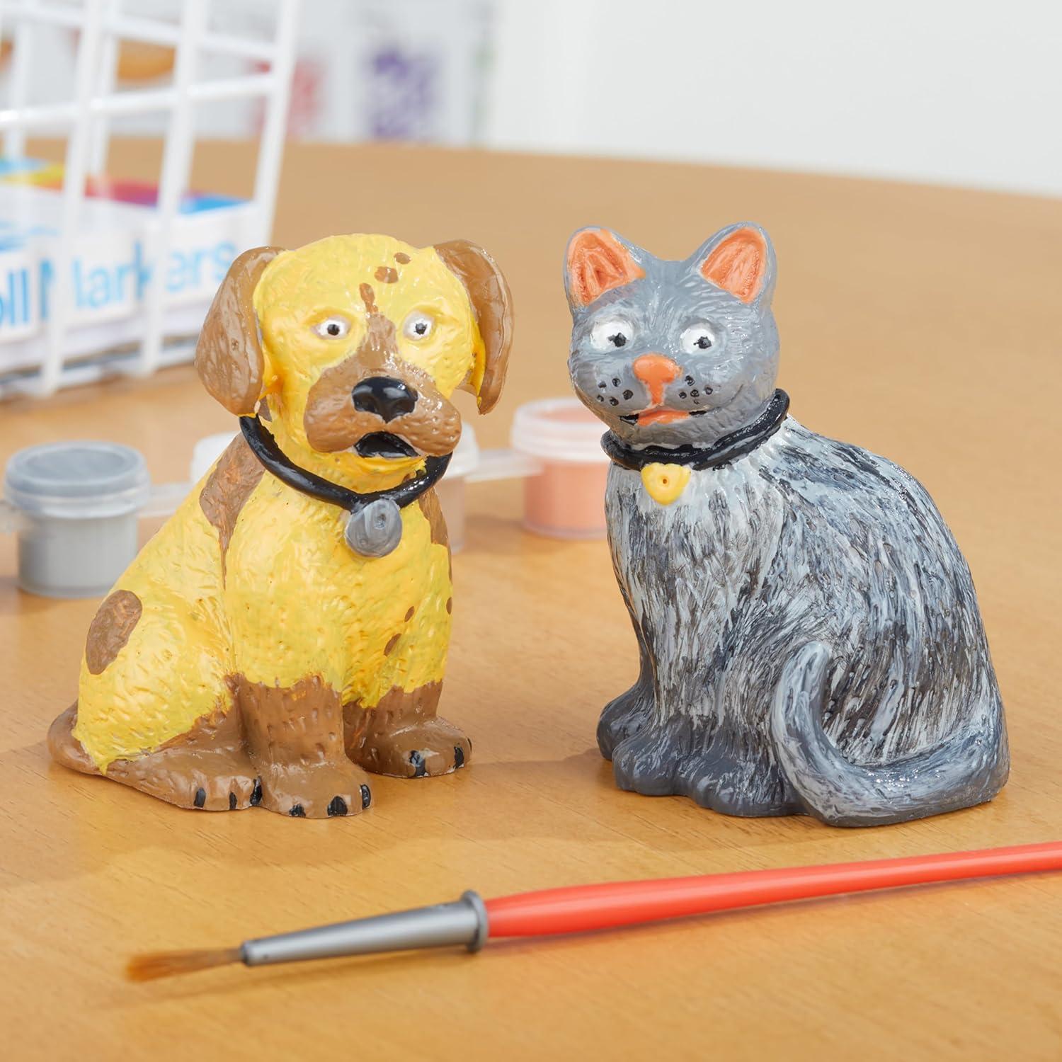 imageMelissa ampamp Doug Created by Me Horse Figurines Craft Kit 2 Resin Horses 6 Paints PaintbrushPets