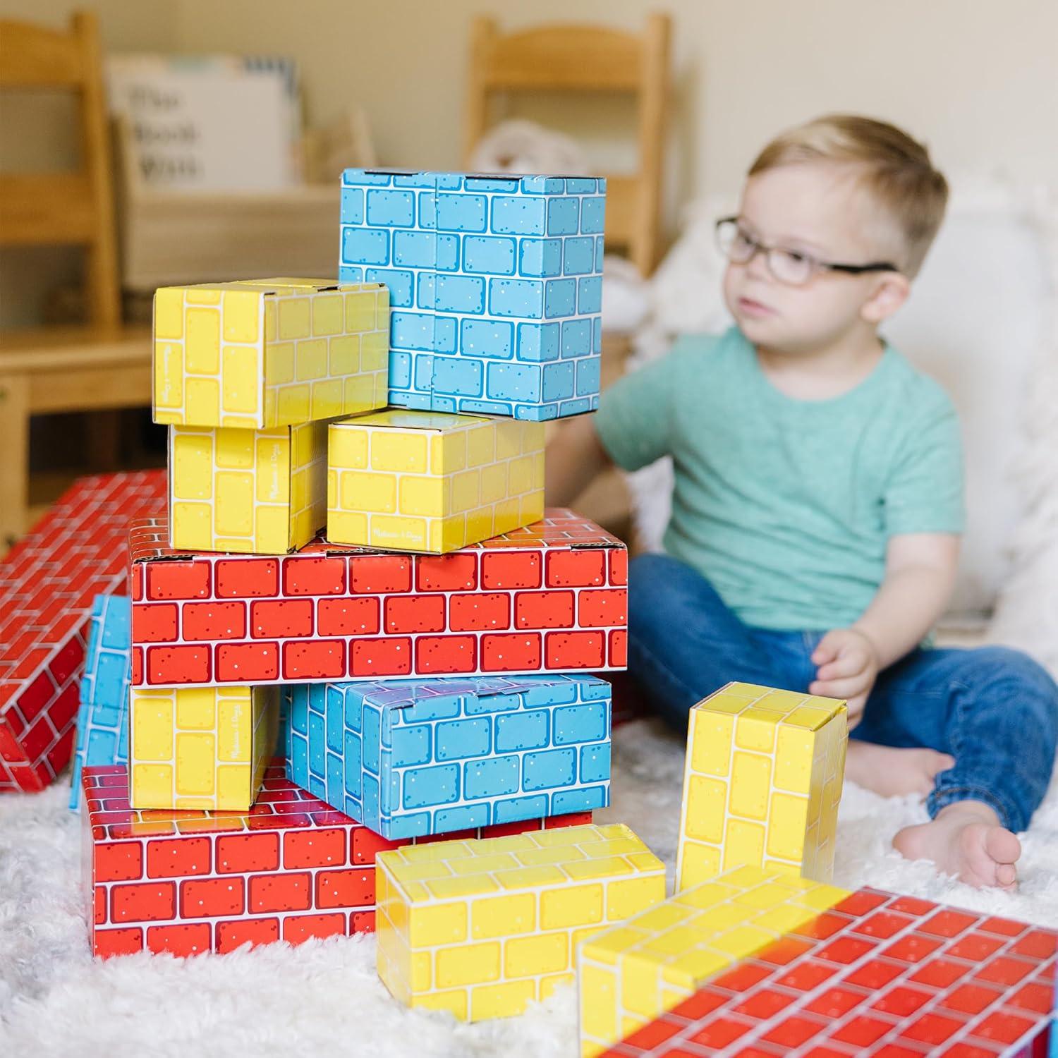 imageMelissa ampamp Doug Deluxe Jumbo Cardboard Blocks 24 Pieces  FSC Certified