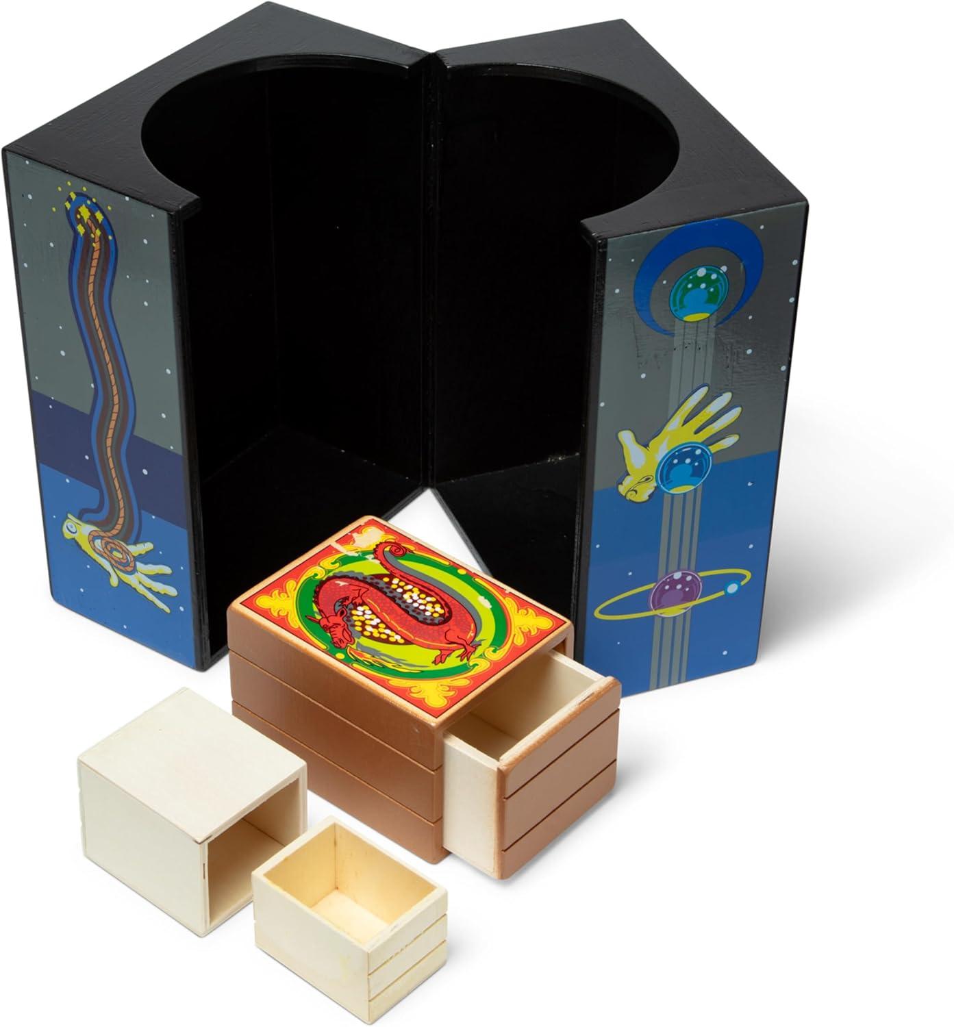 imageMelissa ampamp Doug Deluxe SolidWood Magic Set With 10 Classic Tricks Magician Props Magic Set for Kids Ages 8