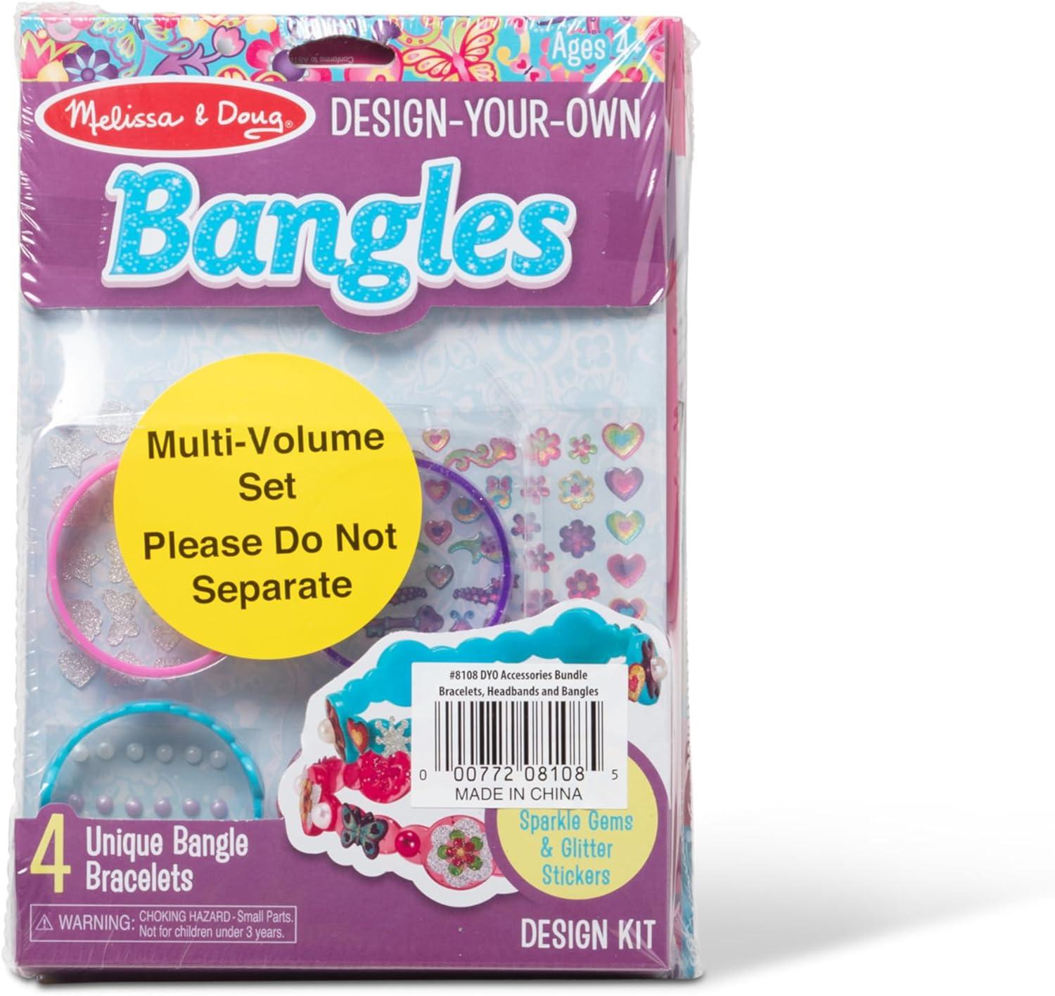 imageMelissa ampamp Doug DesignYourOwn JewelryMaking Kits  Bangles Headbands and Bracelets