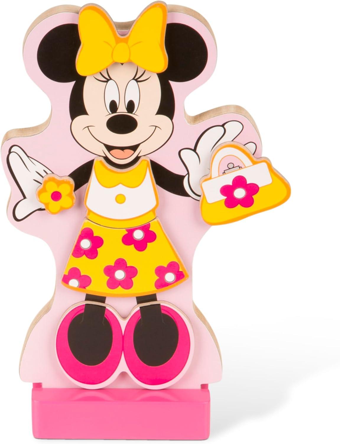 imageMelissa ampamp Doug Disney Minnie Mouse ampamp Daisy Duck Magnetic DressUp Wooden Dolls  Pretend Play Set 40 pcs Minnie Mouse Toys Disney Dress Up Dolls for Preschoolers ampamp Kids Ages 3Minnie