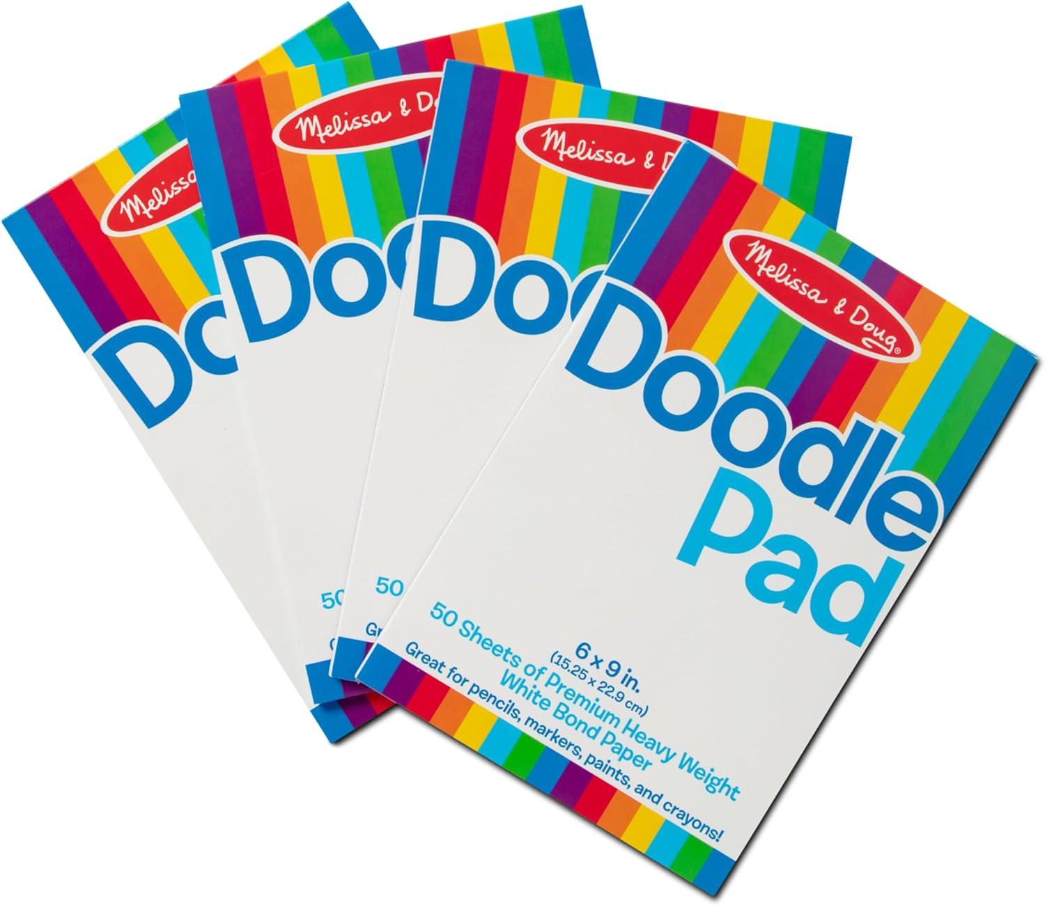 imageMelissa ampamp Doug Drawing Paper Pad 6 x 9 inches  50 Sheets 4Pack