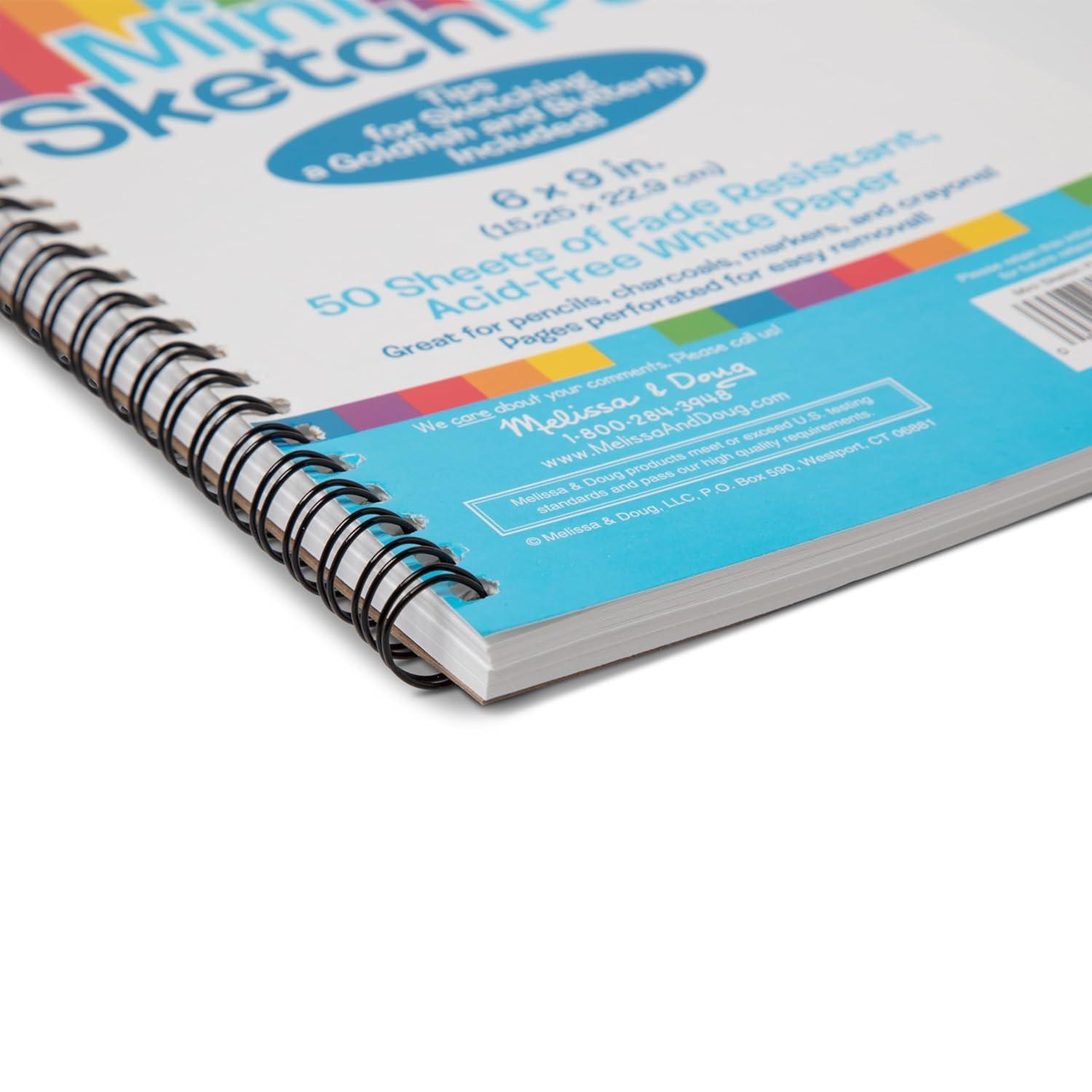 imageMelissa ampamp Doug Drawing Paper Sketch Pad 3Pack Bundle for Coloring Writing or Painting 6 x 9 inches  50 Sheets Each Kids Drawing Pad ampamp Art Supplies for Kids Ages 3