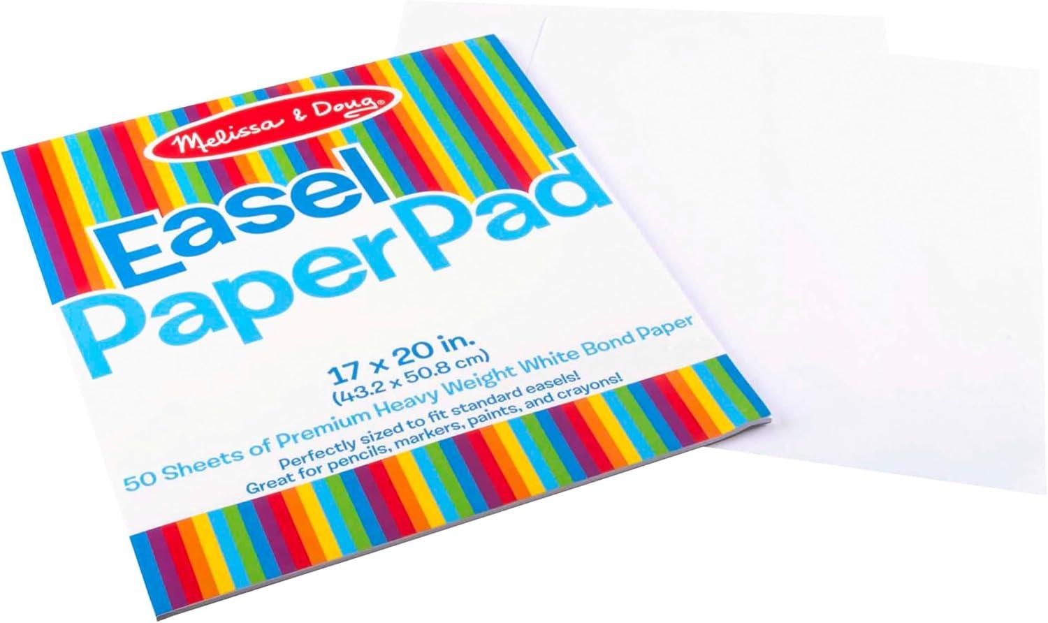 imageMelissa ampamp Doug Easel Pad 17 x 20 inches  50 Sheets 2PackEasel Pad Bundle 50 Sheets