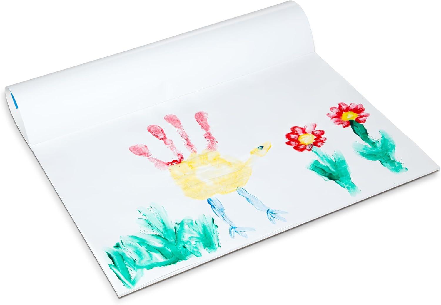 imageMelissa ampamp Doug Finger Paint Paper Pad 12 x 18 inches  50 Sheets 2Pack  FSC Certified