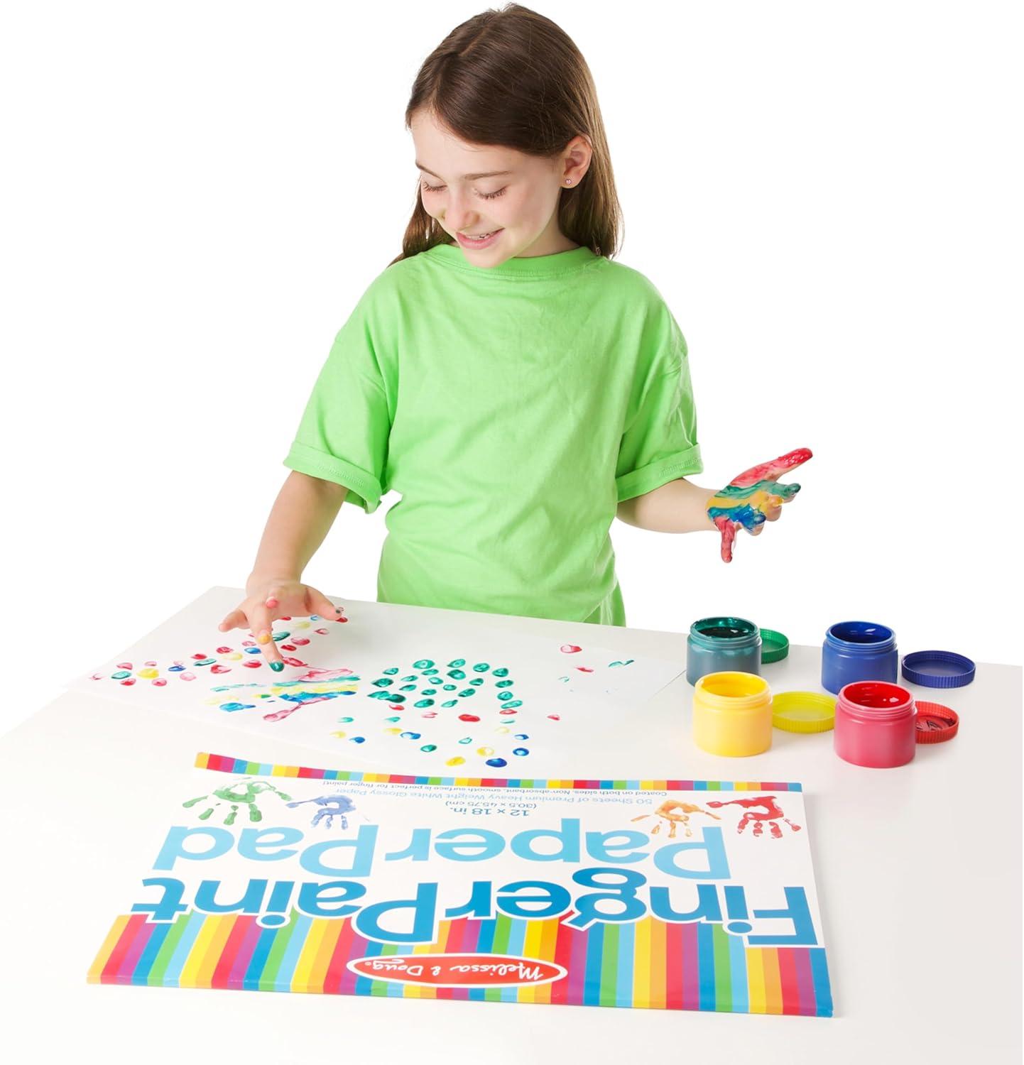 imageMelissa ampamp Doug Finger Paint Paper Pad 12quotx18quot
