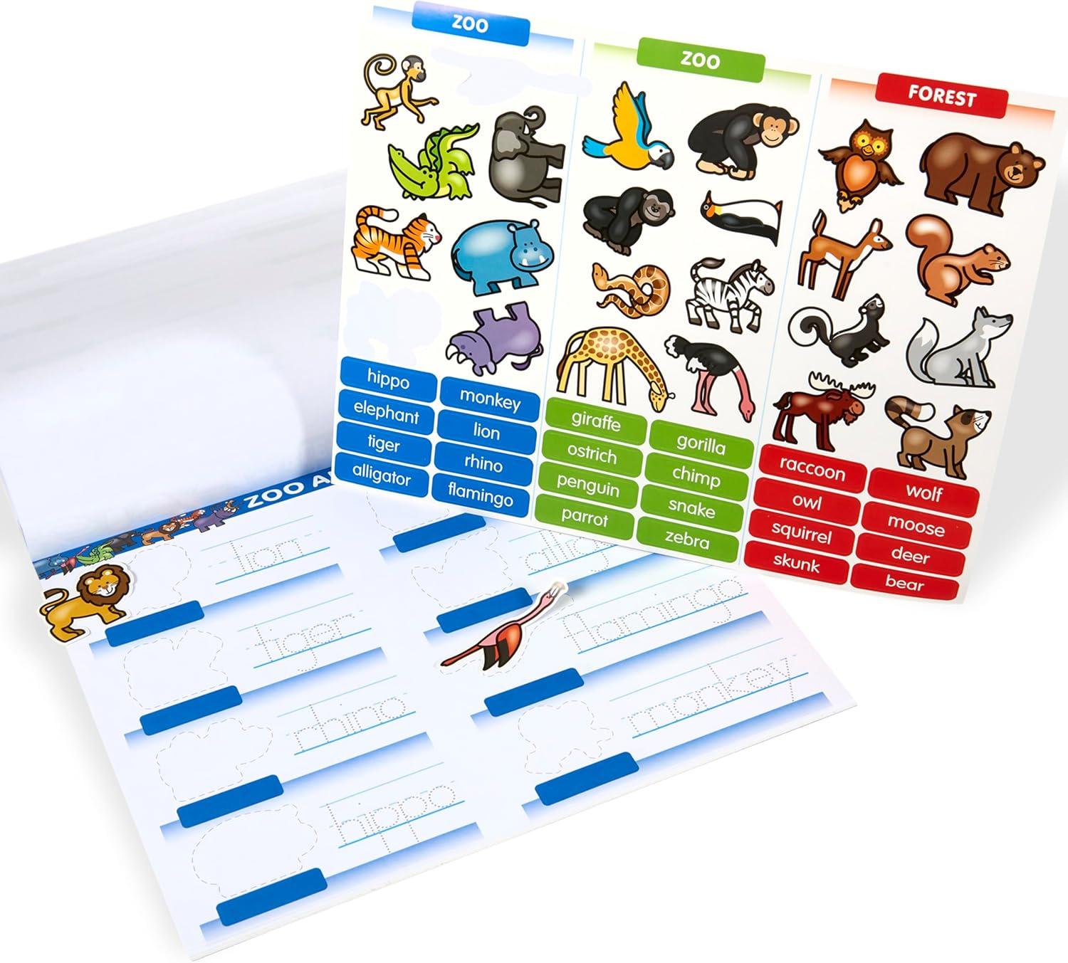 imageMelissa ampamp Doug First Words Activity Pad  288 Stickers to Match