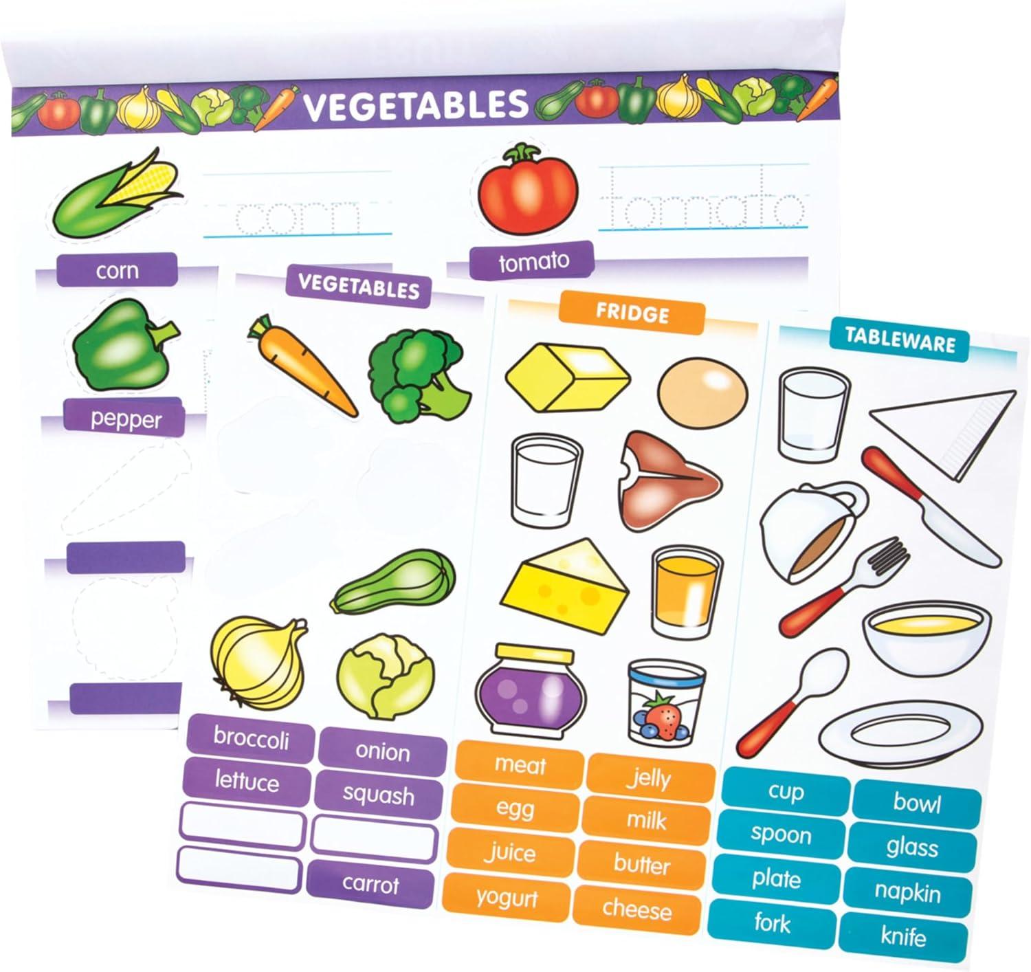 imageMelissa ampamp Doug First Words Activity Pad  288 Stickers to Match