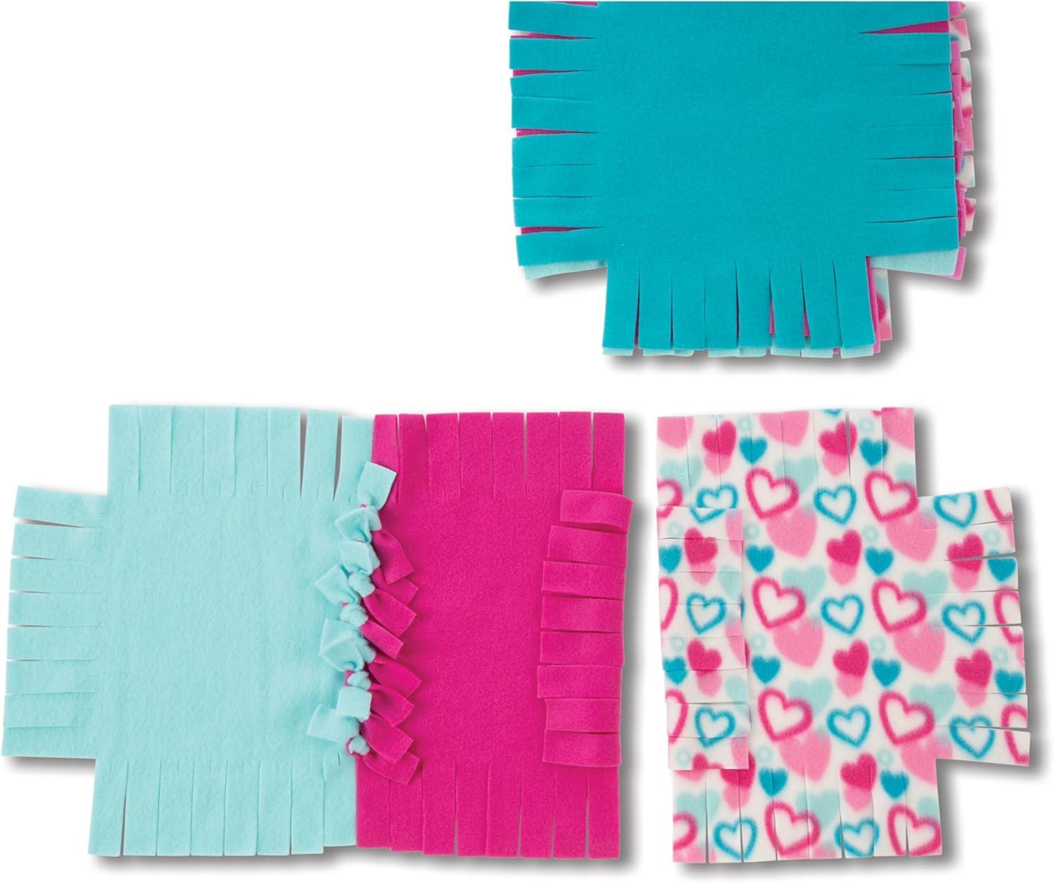 imageMelissa ampamp Doug Fleece Quilt NoSew Craft Kit Multi