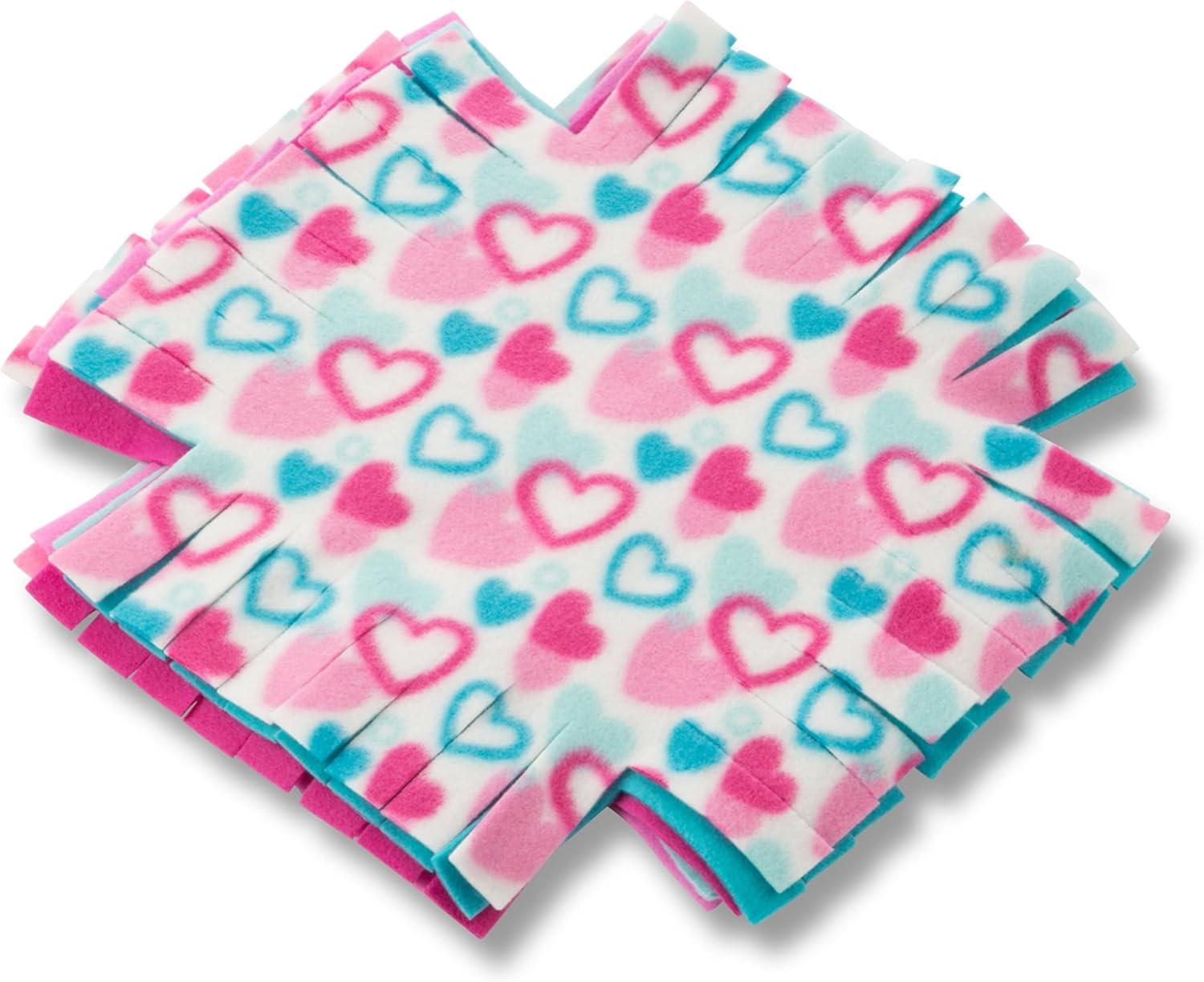 imageMelissa ampamp Doug Fleece Quilt NoSew Craft Kit Multi