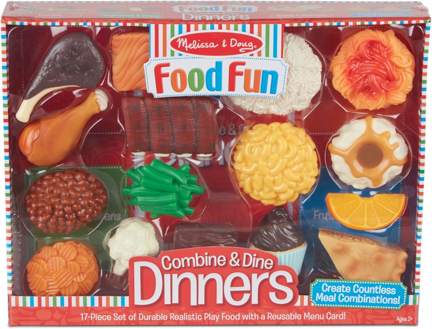 imageMelissa ampamp Doug Food Fun Combine ampamp Dine Dinners  Red