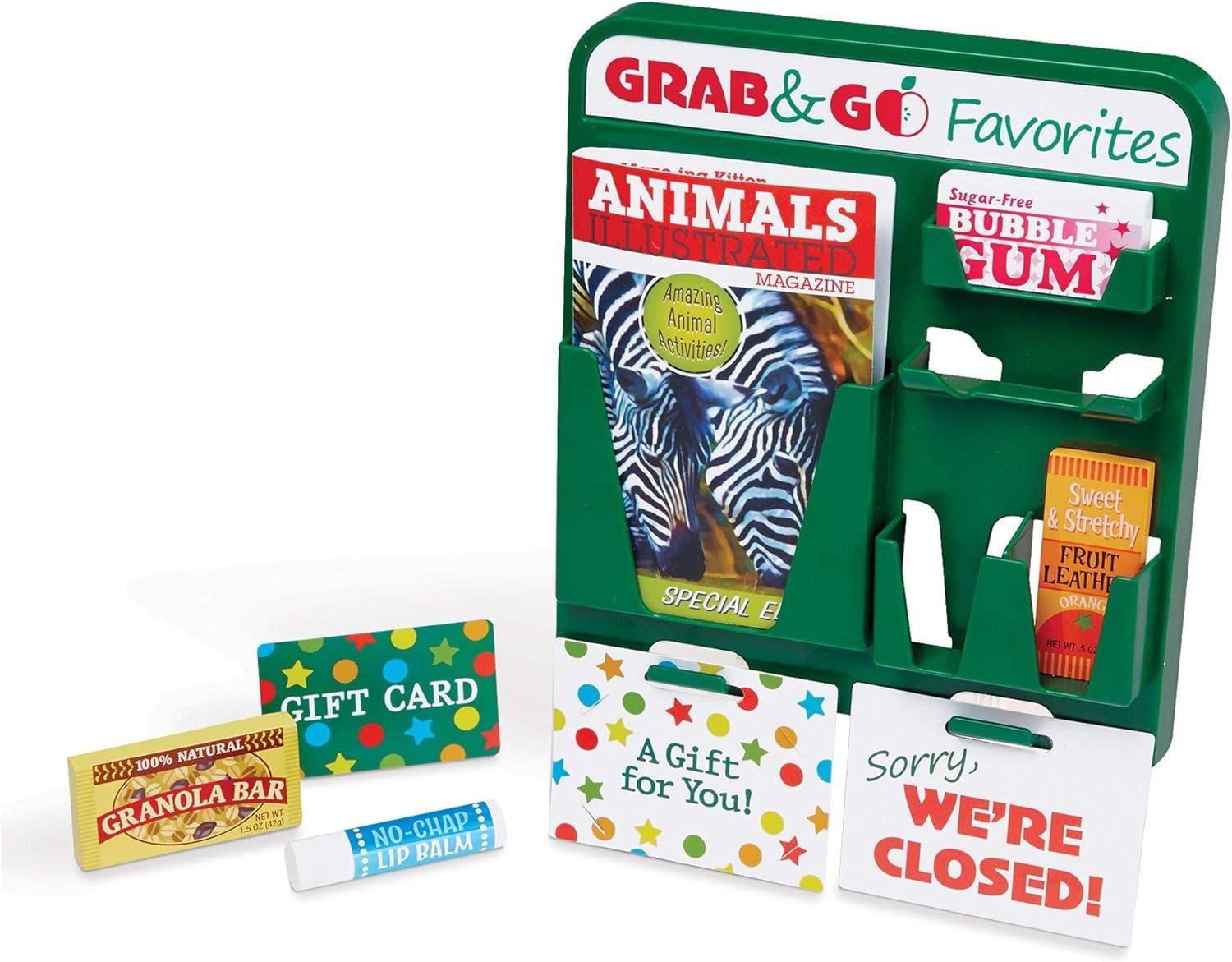 imageMelissa ampamp Doug Fresh Mart Companion Set Grocery Store Pretend Play Toys Toy Kitchen Accessories ampamp Play Food Preschool Learning Toys for Girls ampamp Boys 3