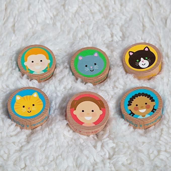 imageMelissa ampamp Doug GO Tots Wooden Town House Tumble with 6 Disks  FSC Certified