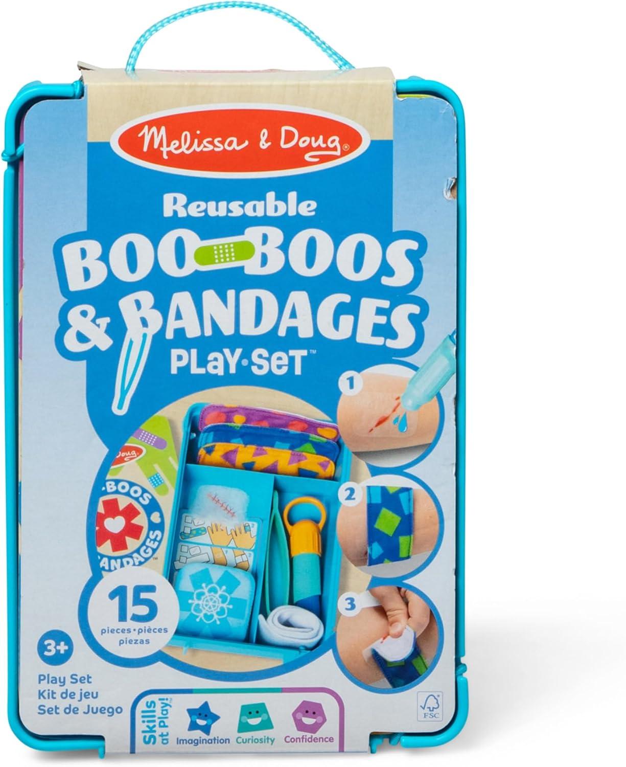 imageMelissa ampamp Doug Get Well Doctor Kit 25Piece Toddler Doctor Play Set Realistic Pretend Play Toys ampamp Accessories Preschool Toys for Girls ampamp Boys Ages 3Aua First aid kit