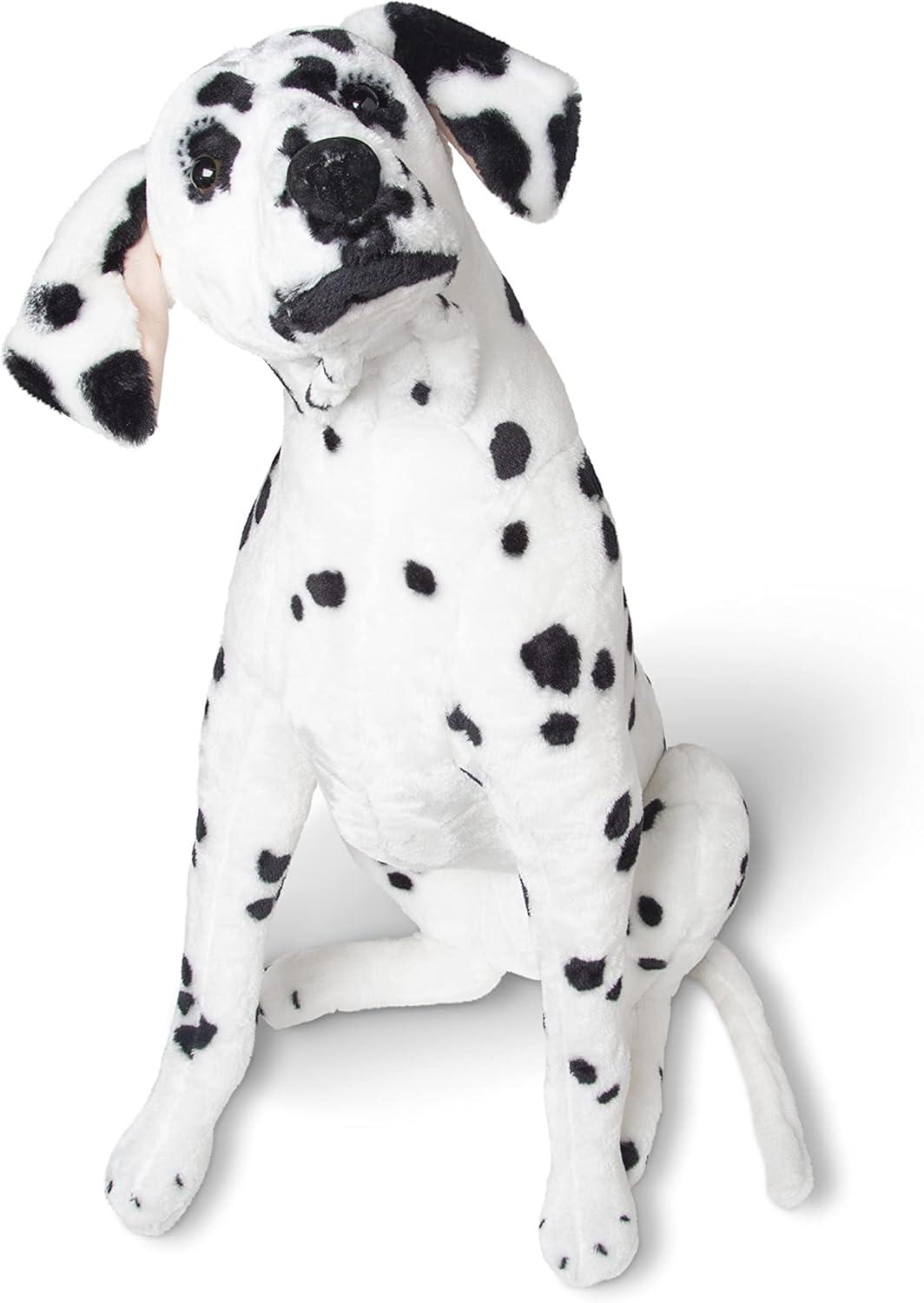 imageMelissa ampamp Doug Giant Dalmatian  Lifelike Stuffed Animal Dog Over 2 feet Tall