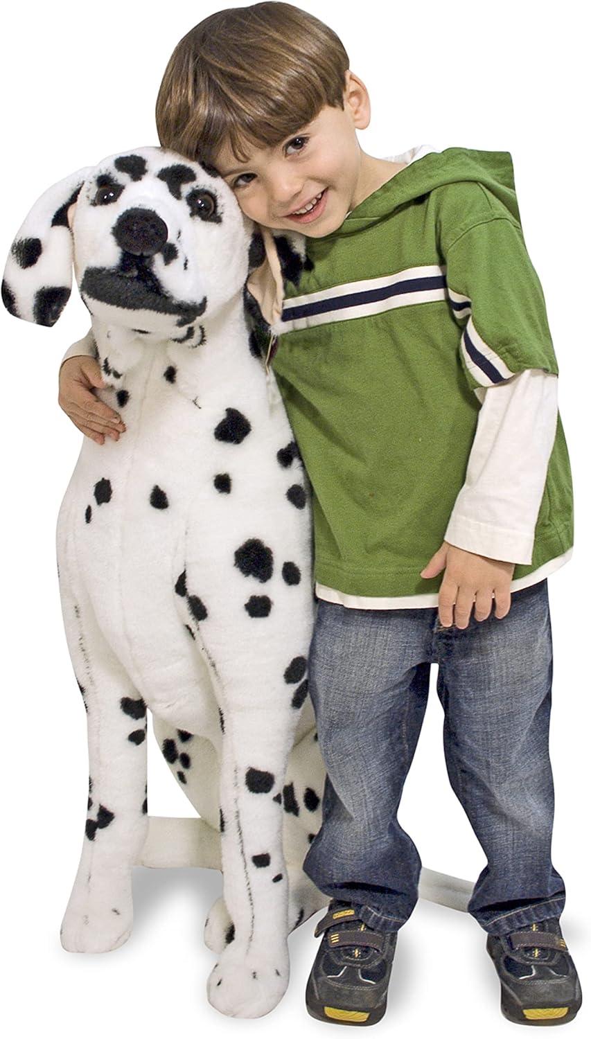 imageMelissa ampamp Doug Giant Dalmatian  Lifelike Stuffed Animal Dog Over 2 feet Tall