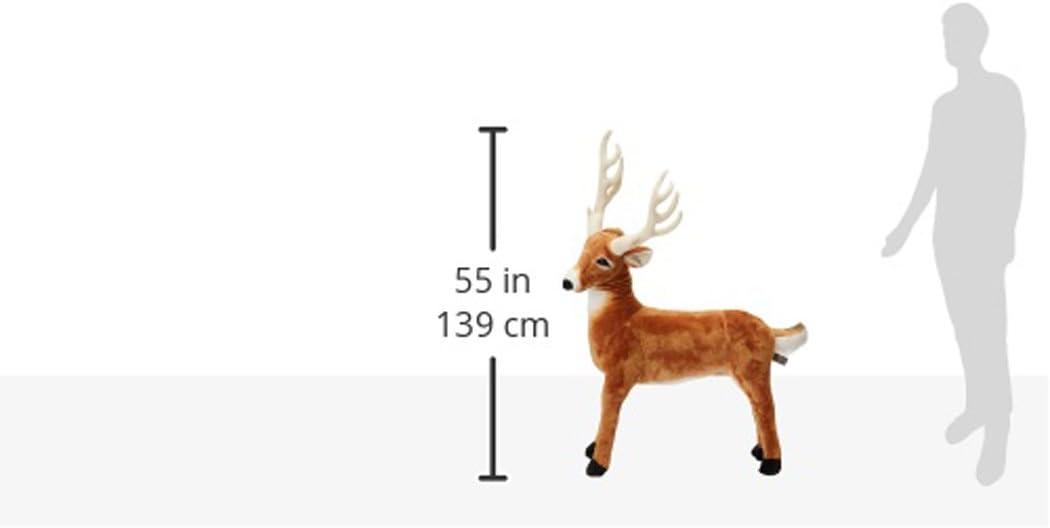 imageMelissa ampamp Doug Giant Deer  Lifelike Stuffed Animal Over 3 feet Long