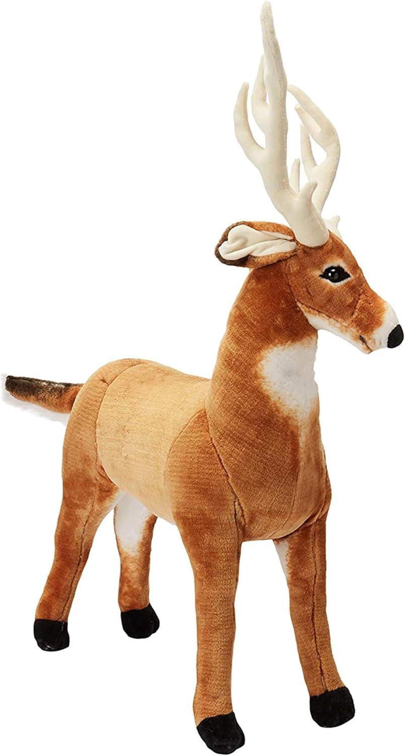 imageMelissa ampamp Doug Giant Deer  Lifelike Stuffed Animal Over 3 feet Long