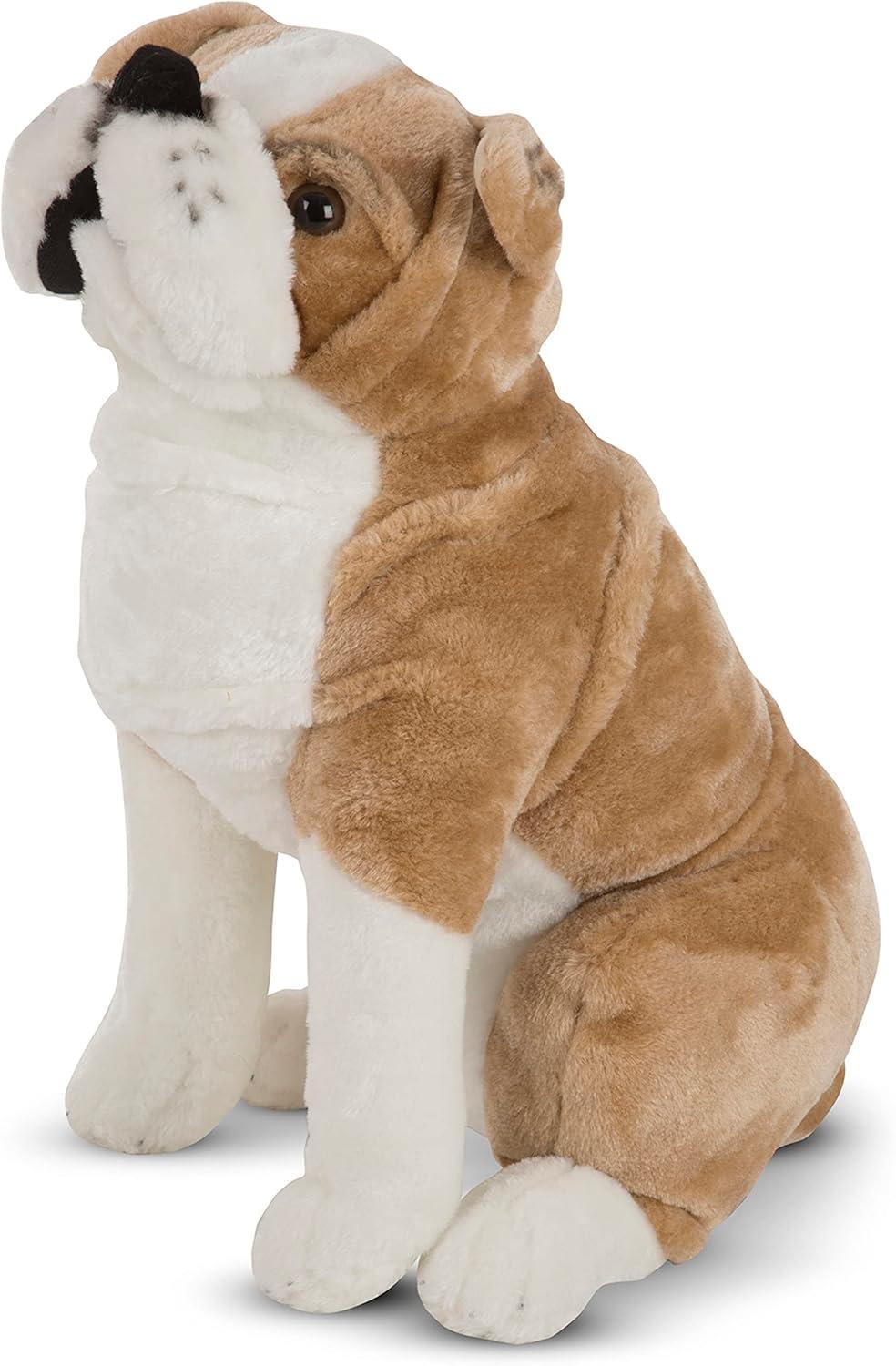 imageMelissa ampamp Doug Giant English Bulldog  Lifelike Stuffed Animal Nearly 2 feet TallEnglish Bulldog
